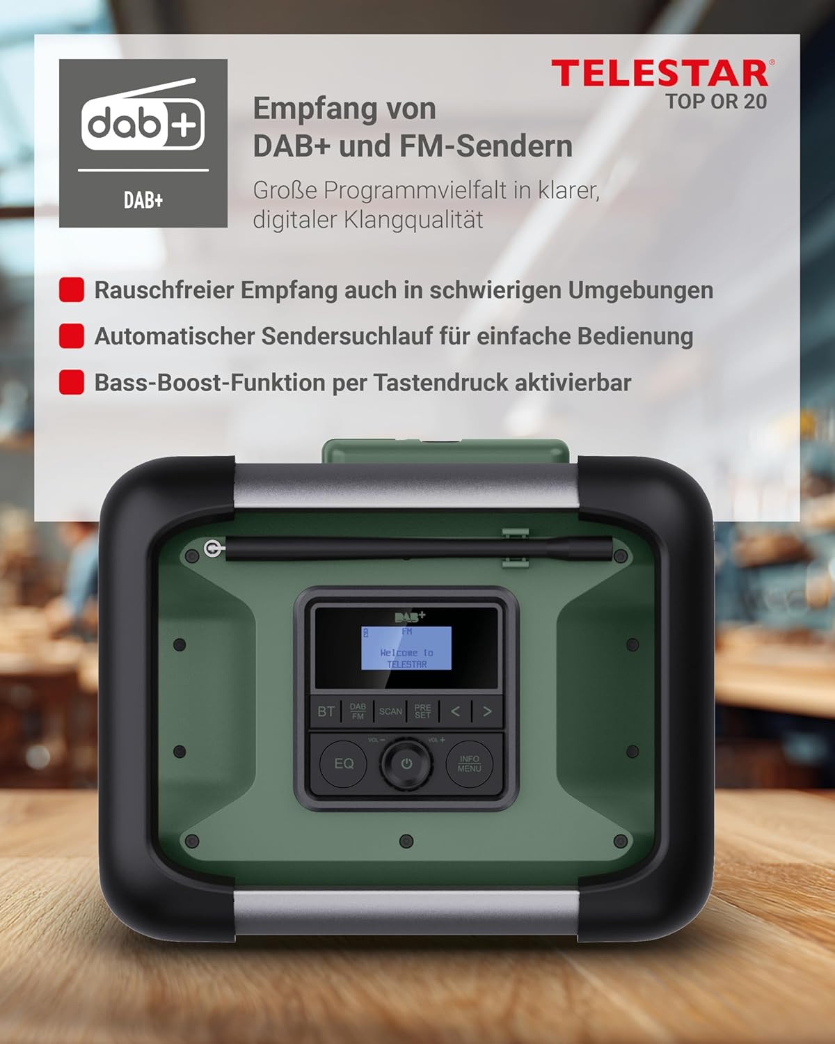 DAB+ Baustellenradio TOP OR 20