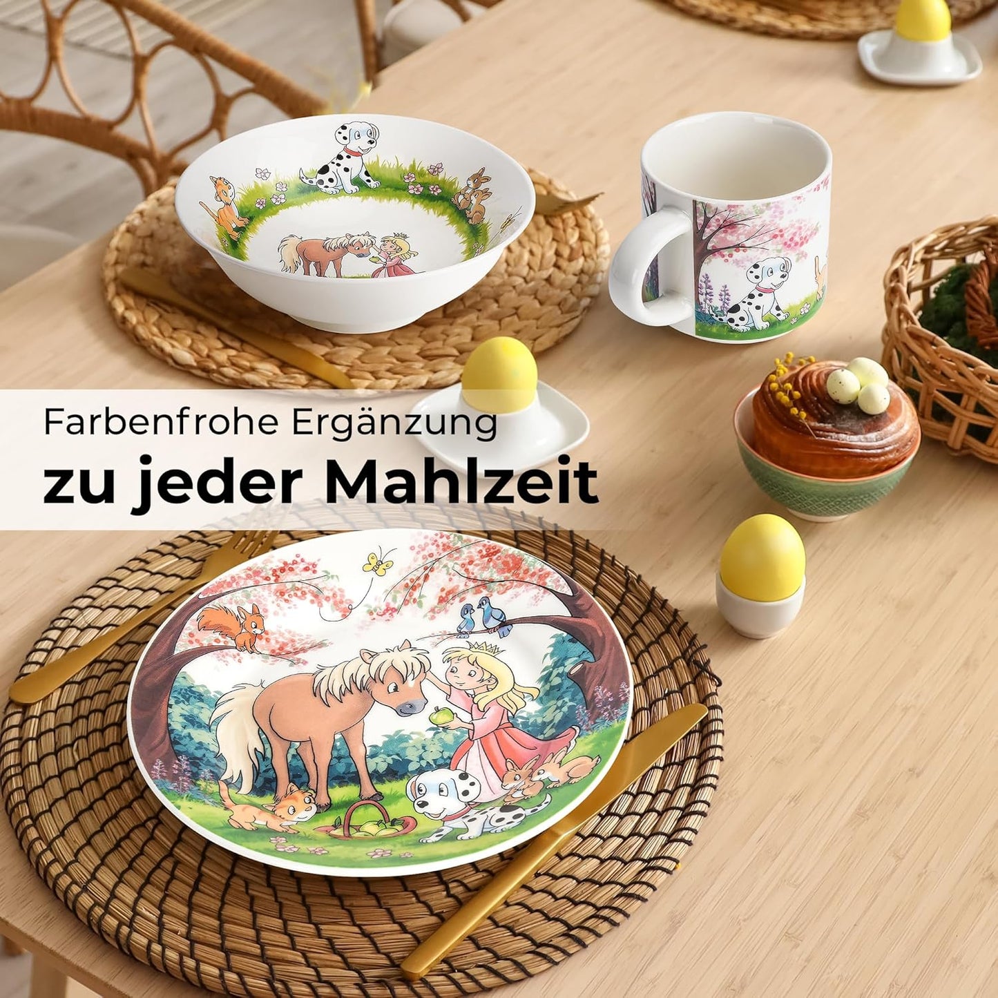 Geschirr-Set Prinzessin, Prinzessin