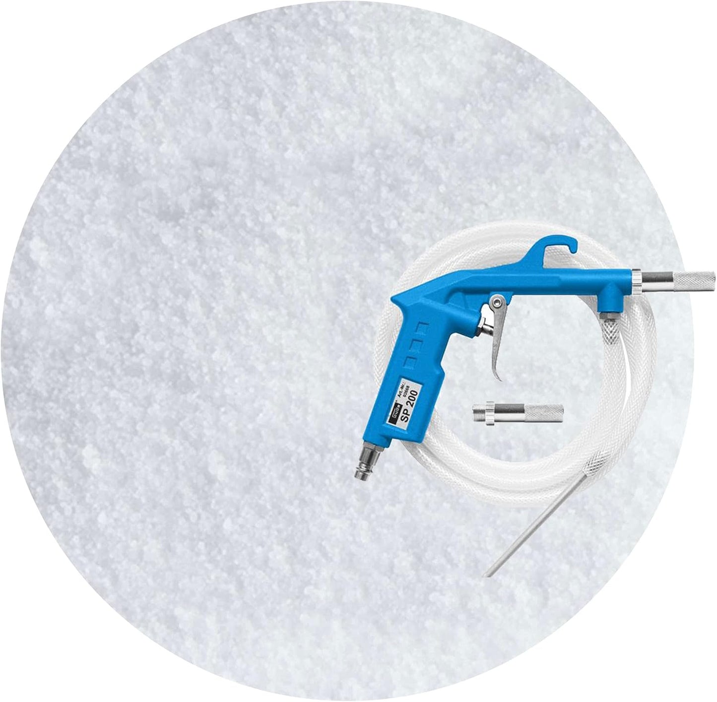 Mineral Sandstrahlset mit Soda Strahlmittel
