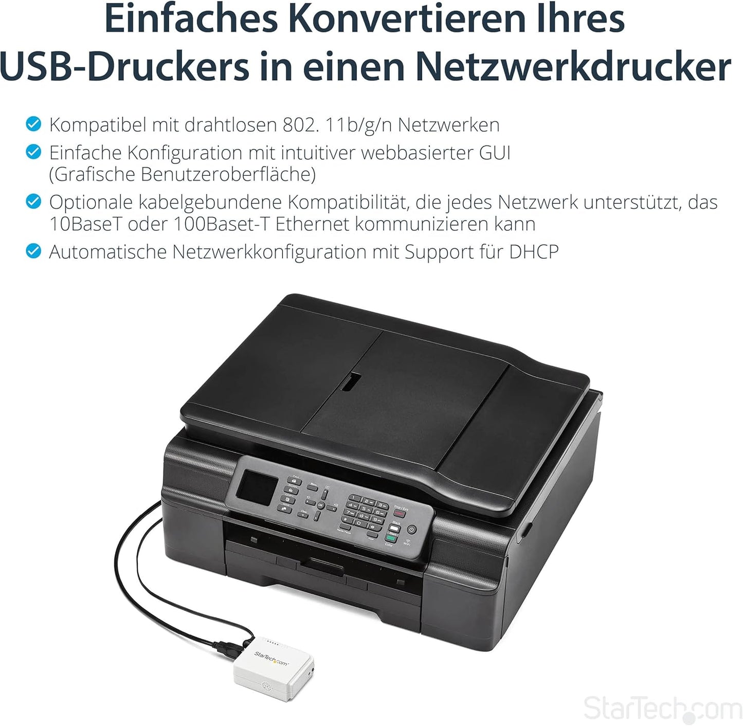 Wireless-N Druckerserver