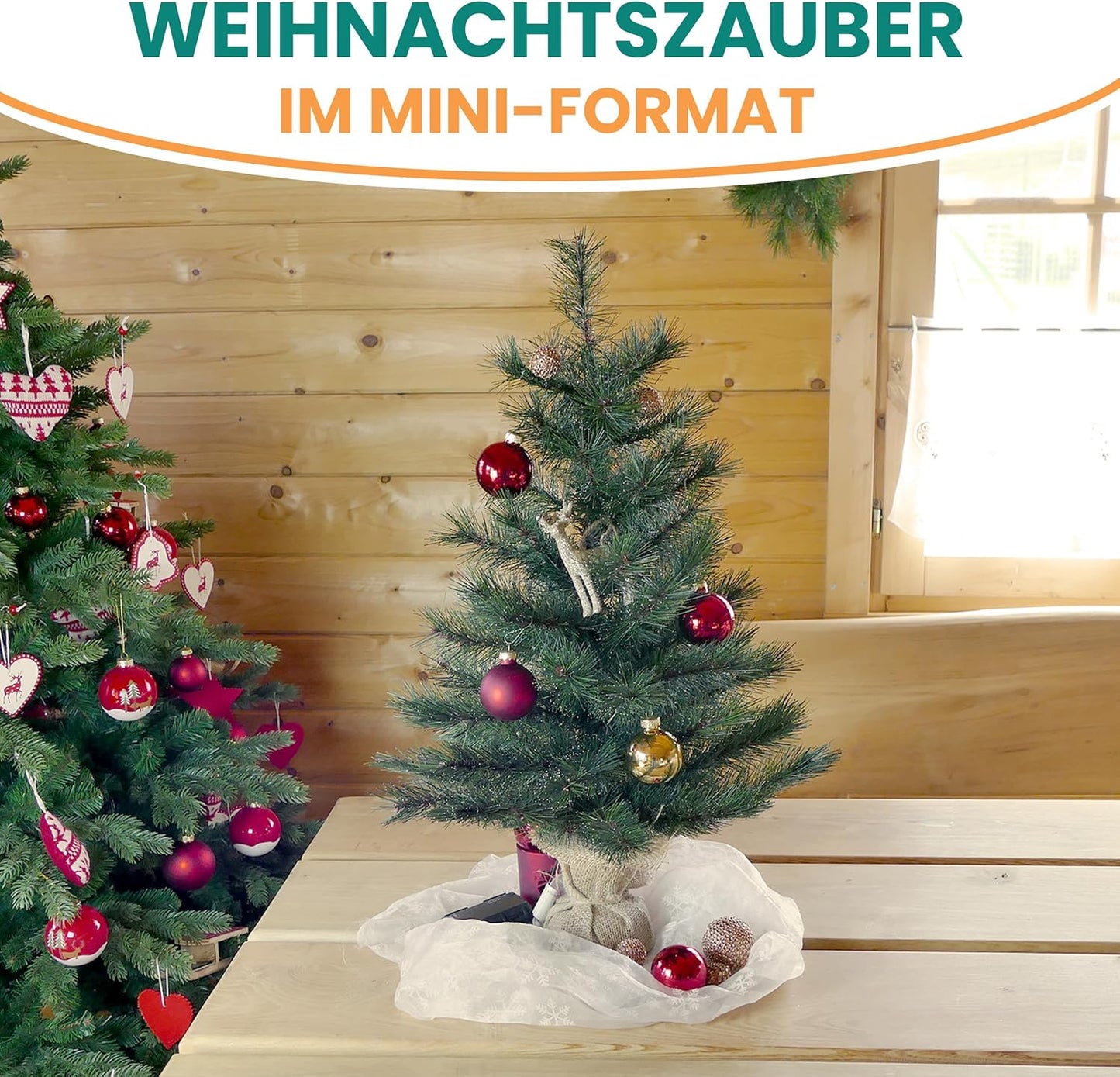 Künstlicher Weihnachtsbaum inkl. Lichterkette
