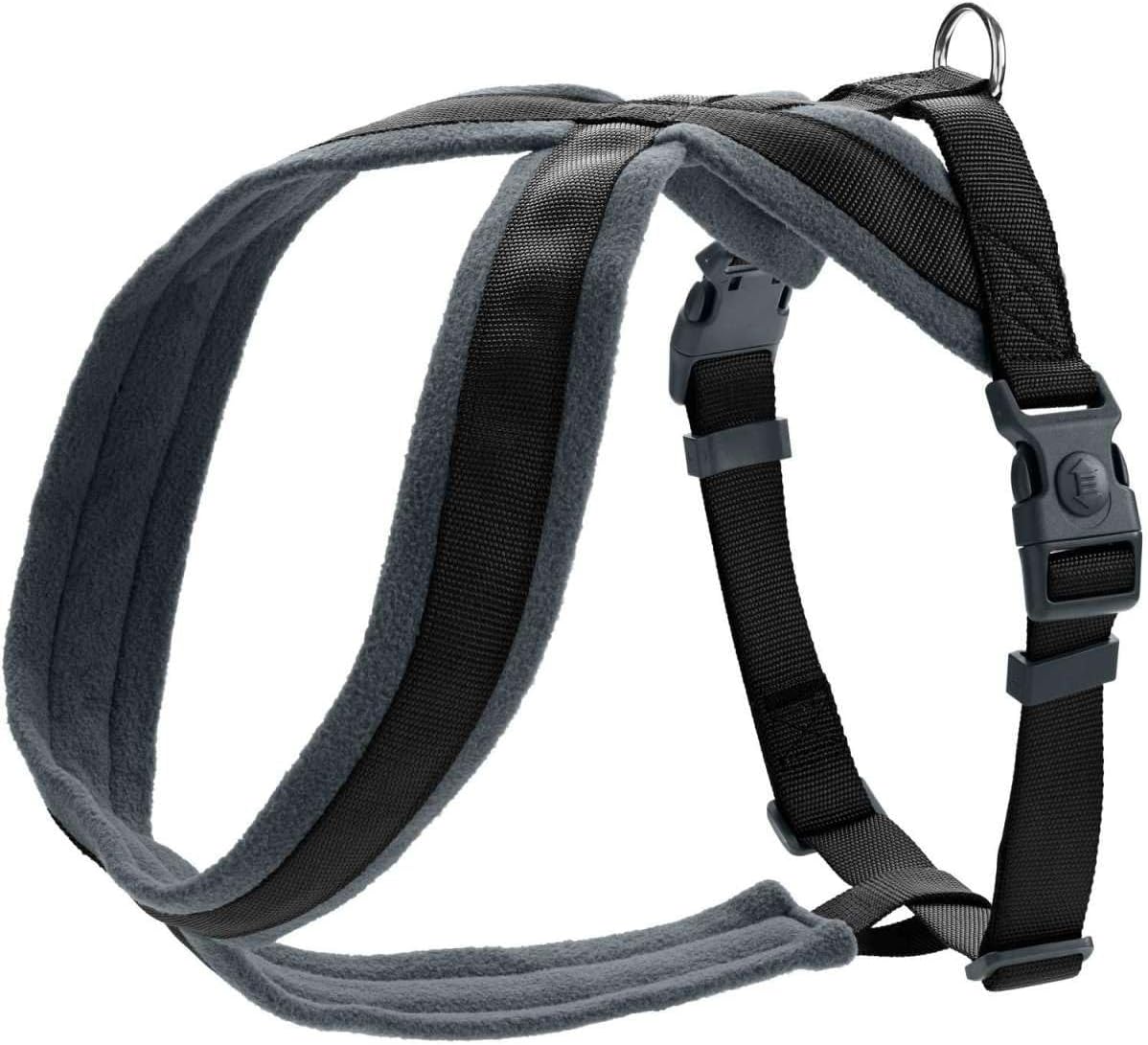 Hundegeschirr London Comfort, atmungsaktiv, verstellbar, schwarz S-M/2