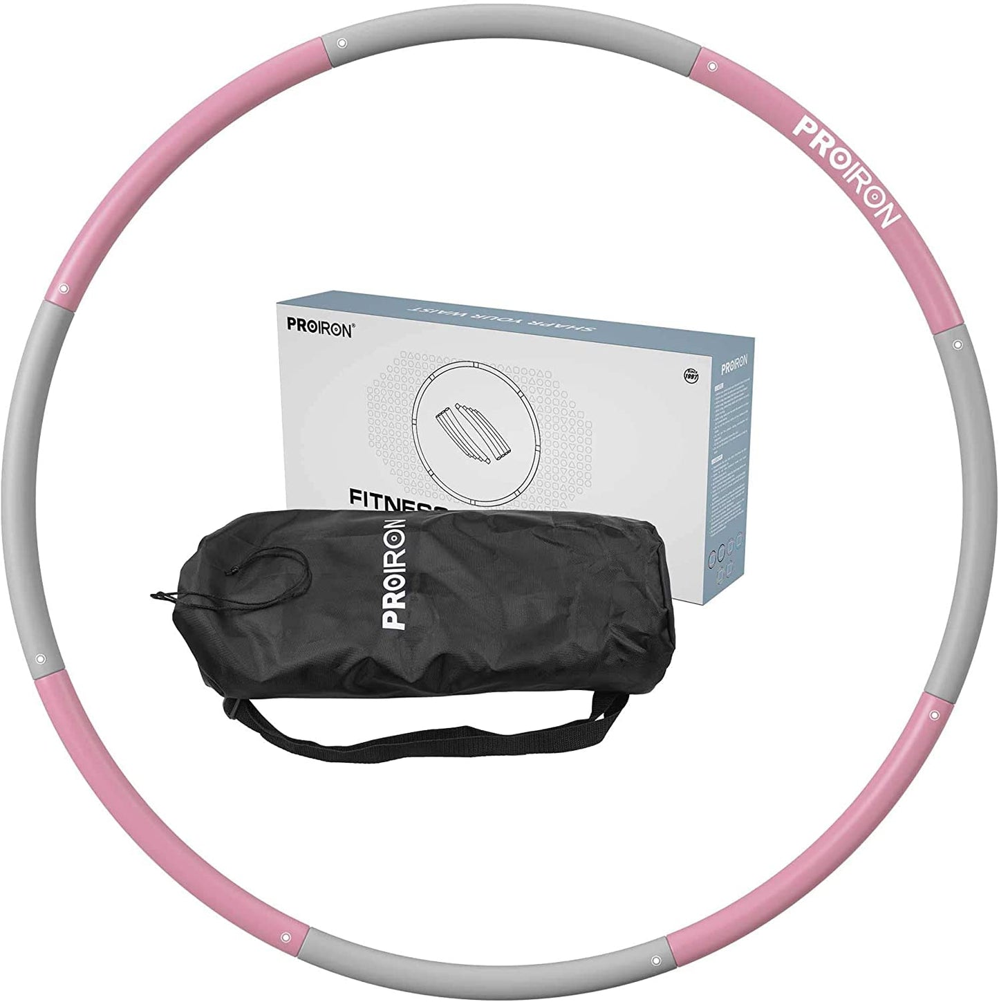 Smart Hula Hoop Reifen, einstellbar, Grau
