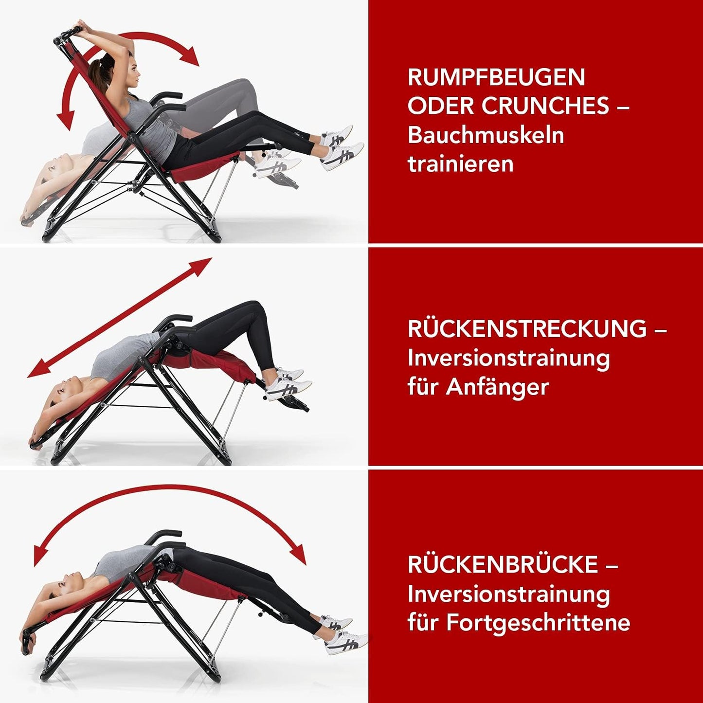 Inversionstrainer Deluxe klappbar (bis 120 kg)