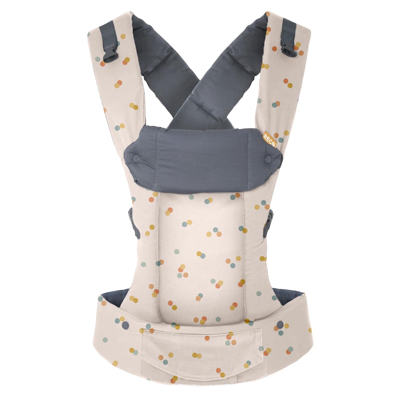 Gemini - ergonomische 4in1 Babytrage für Neugeborene (3-16 kg), Classic Dots