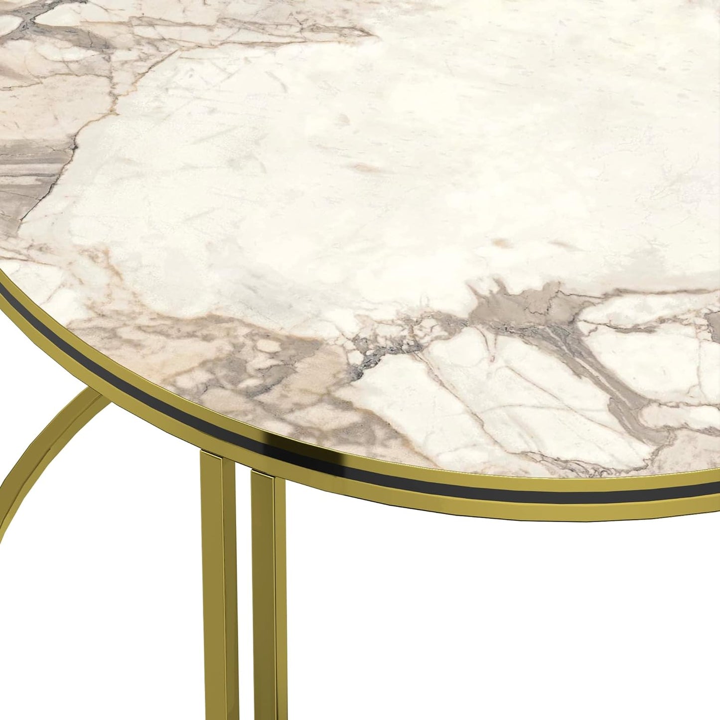 Aulum, Marmor, Weiss / Gold