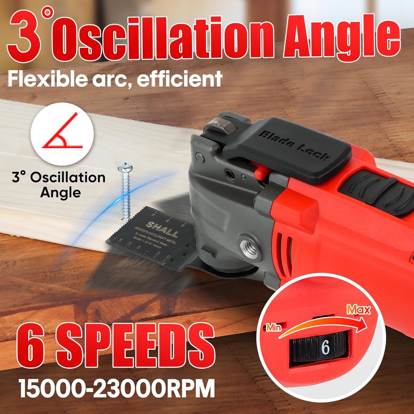 40-teiliges Oszillationswerkzeug Set