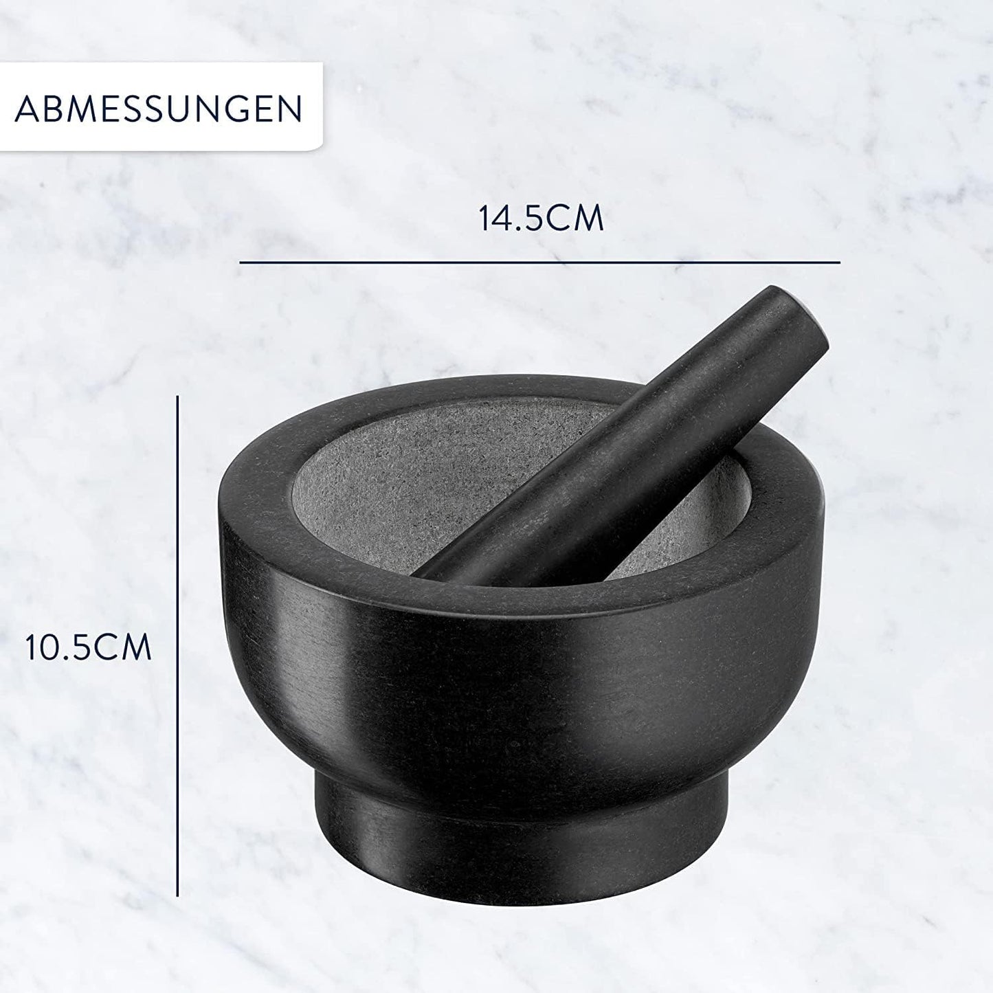Mörser und Stössel K1823155, 14,5 cm