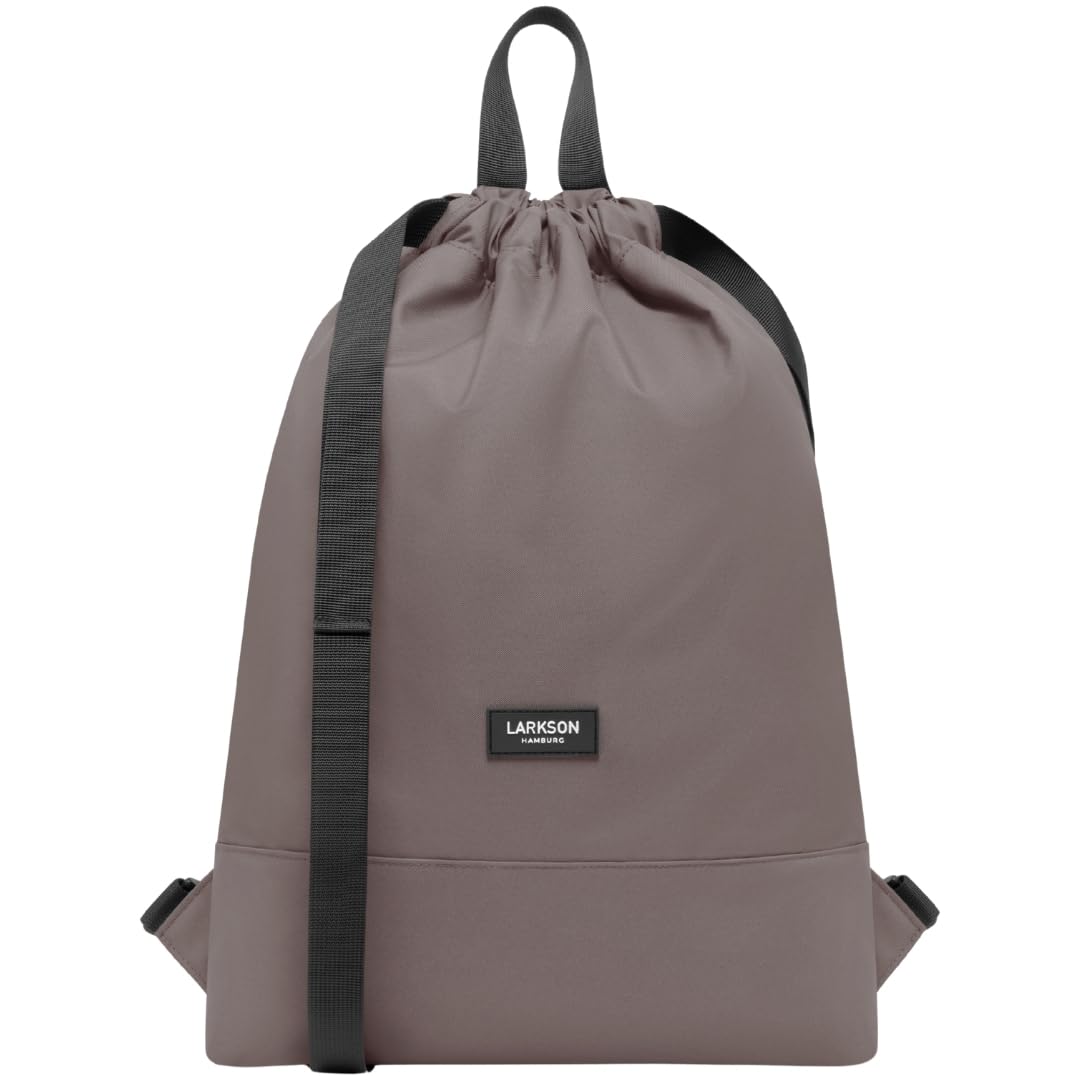 Turnbeutel No 7 mit Aussentasche, Taupe