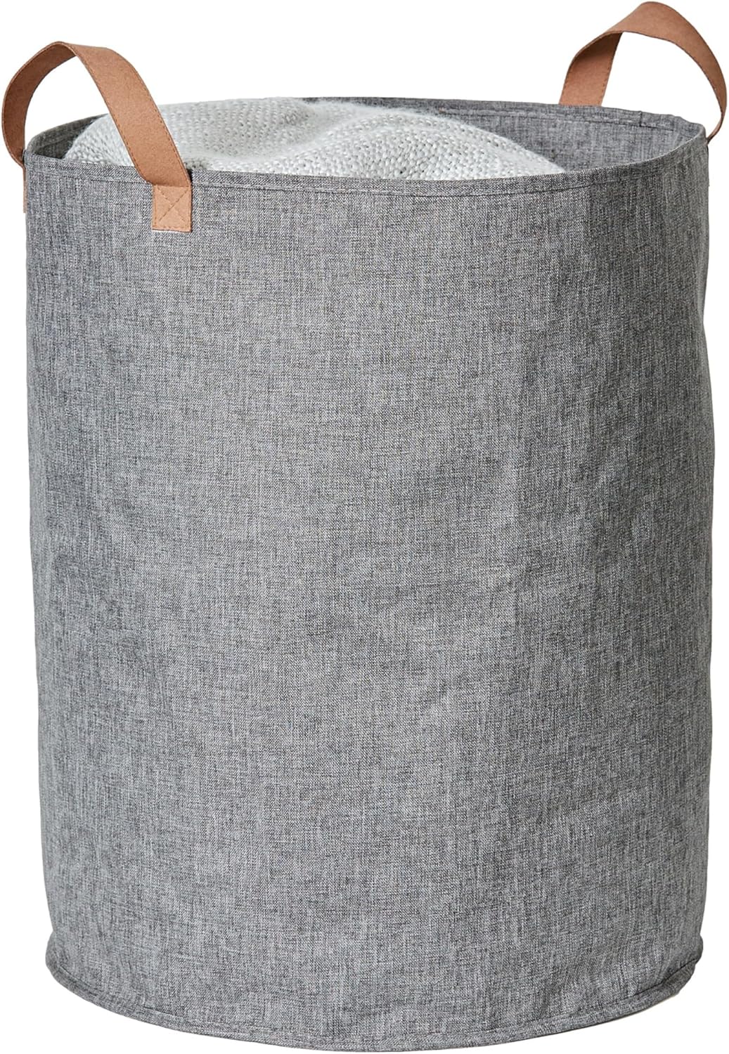 Premium Aufbewahrungskorb mit Griffen, Grau 40x40x45 cm