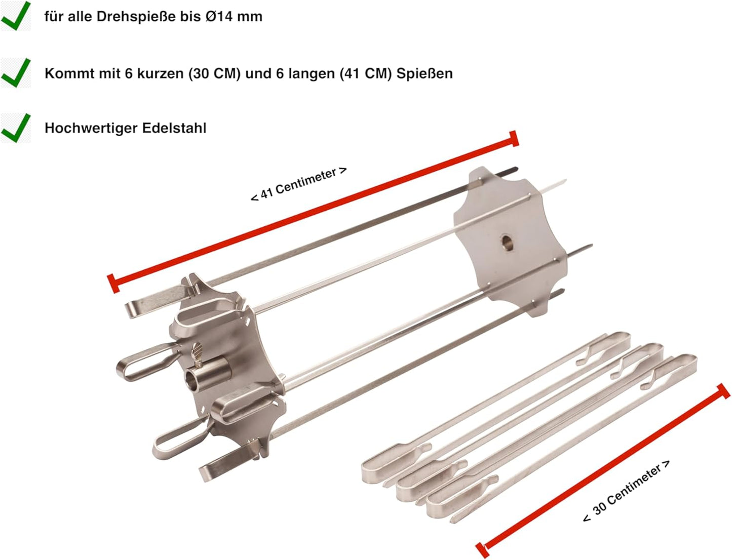 Rotisserie Spiess-Rondell Set