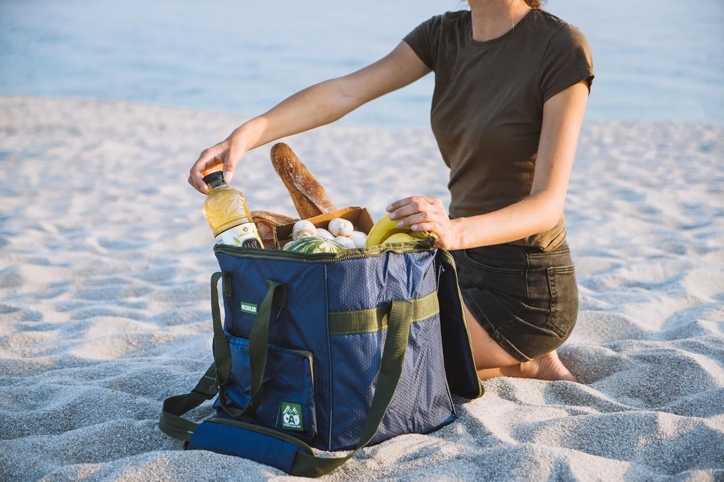 Kühltasche (30 l) für Camping, 30 l Blau - blau