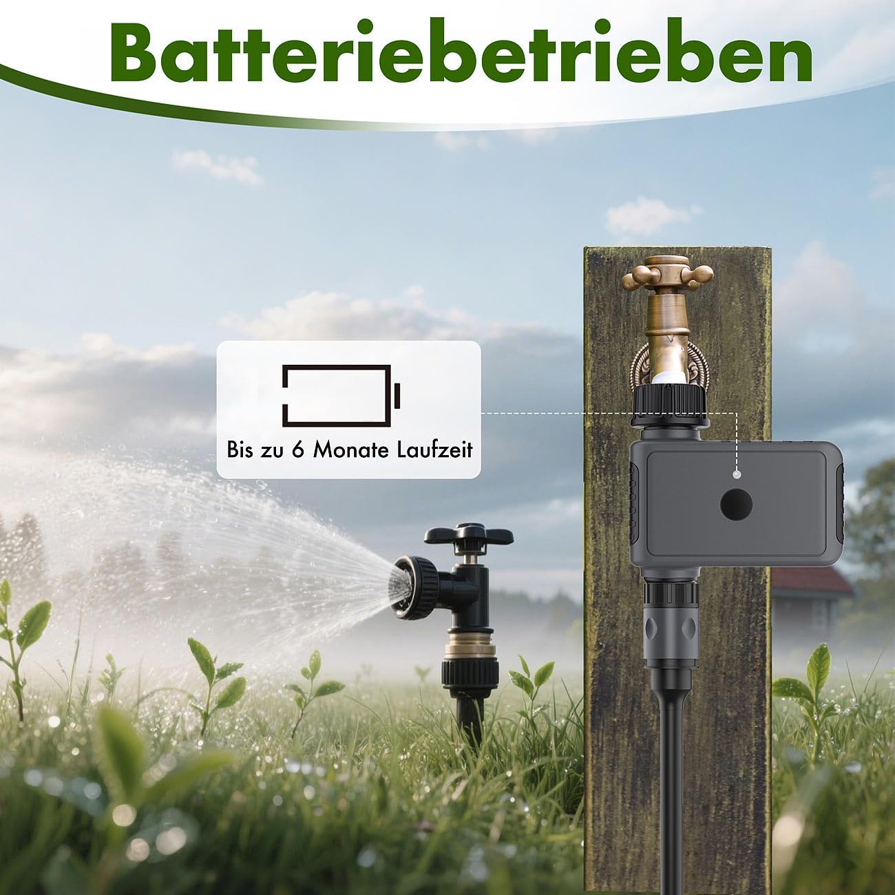 Bewässerungscomputer mit Fernbedienung und Timer
