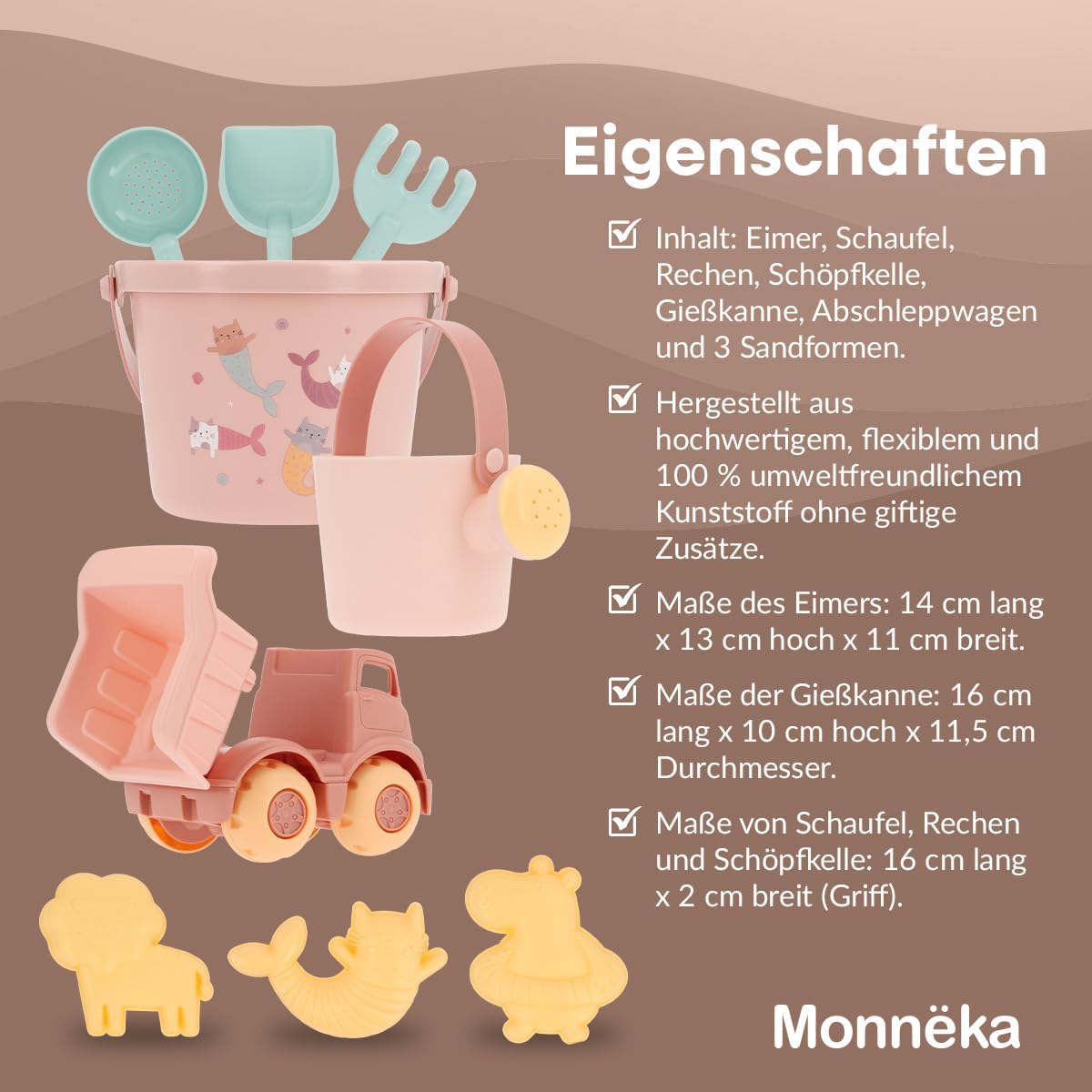 Strandspielzeug-Set, Mermaid Cats