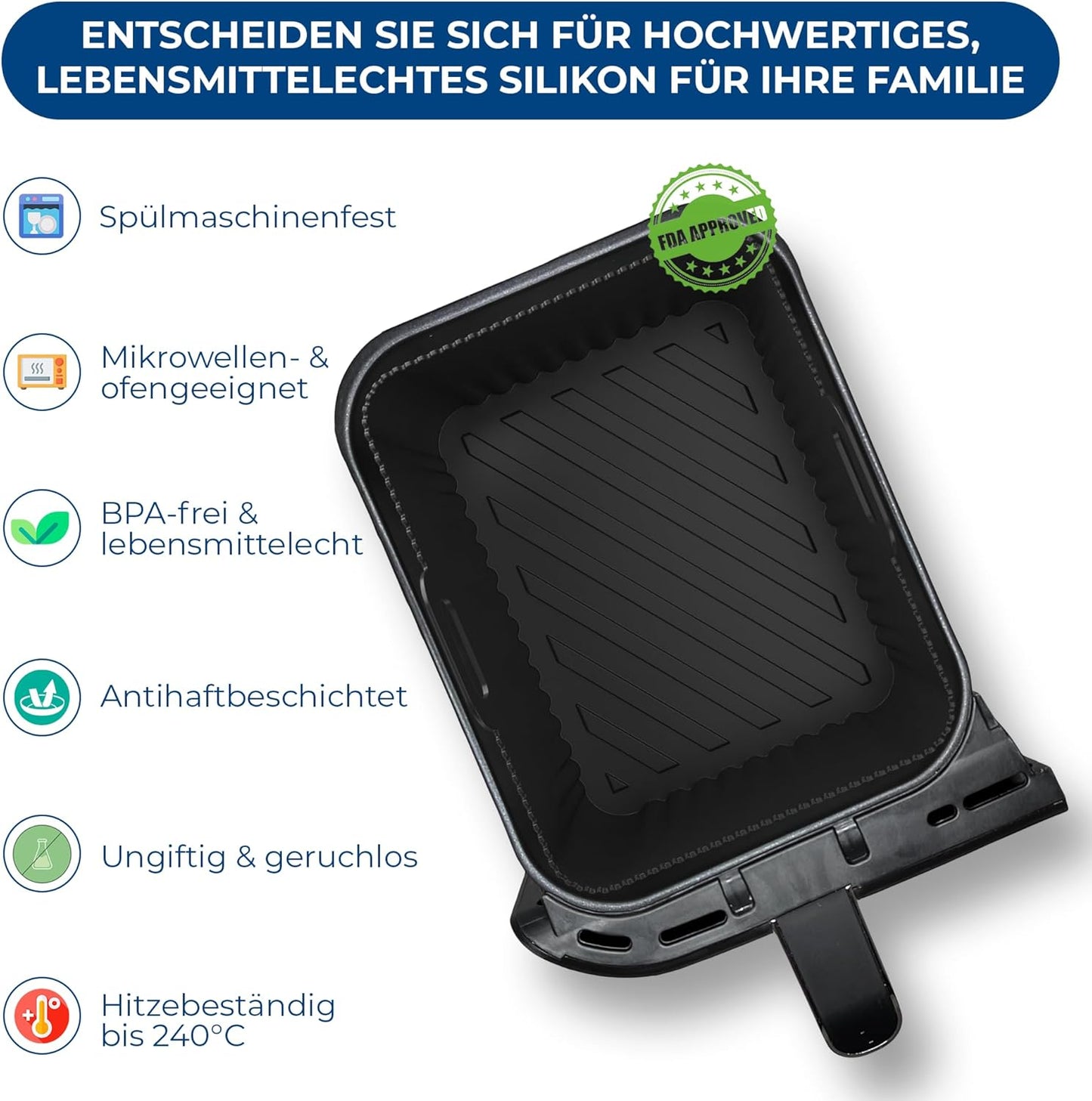 Airfryer Silikonform-Set, 9,5l Af400eu Zubehör