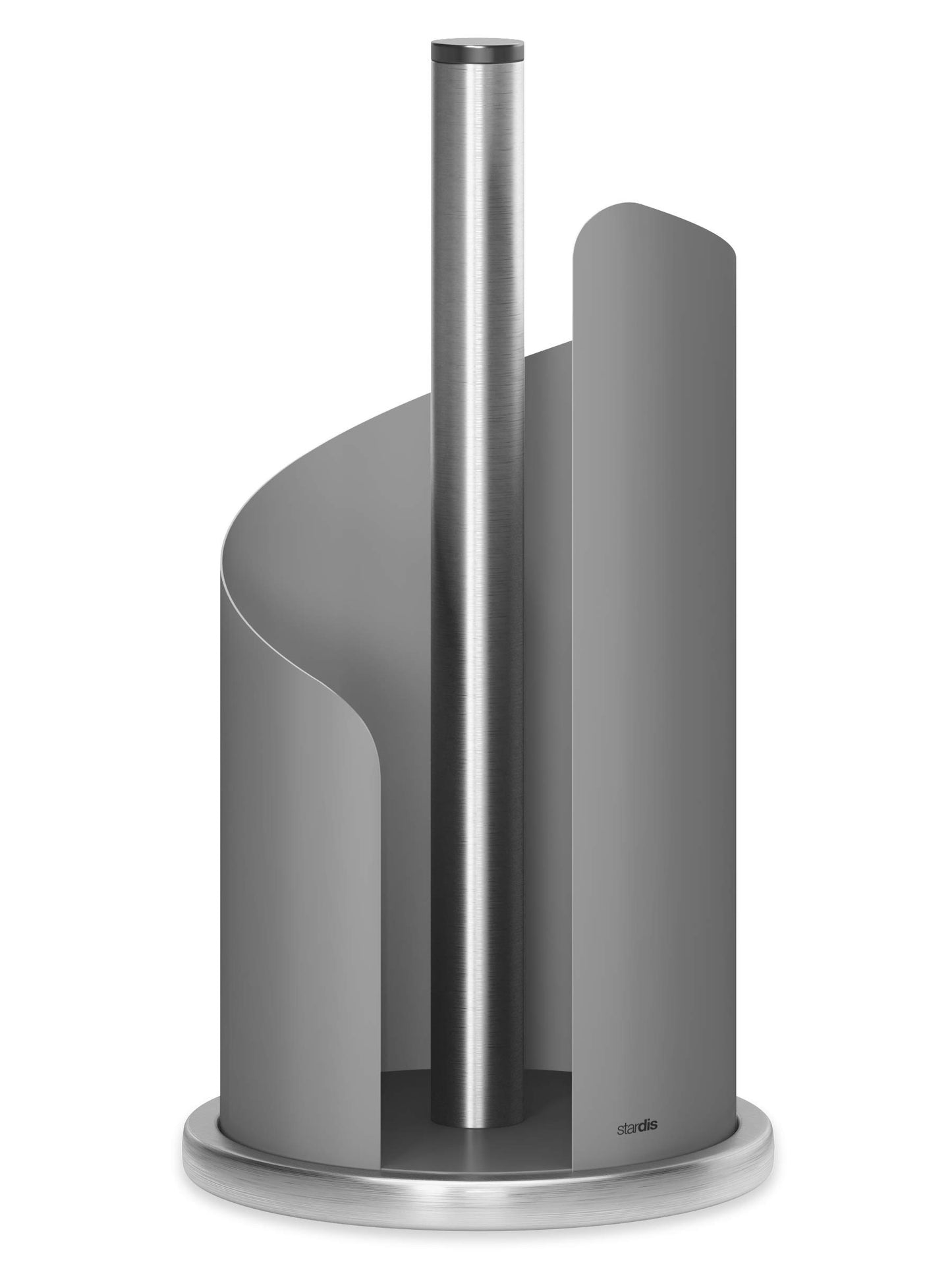 Halter für Küchenrolle, Grau