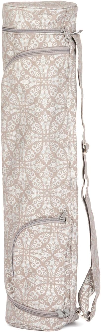 Yogatasche Asana Bag für Matte & Zubehör, Raja/Taupe, Silber 70 cm
