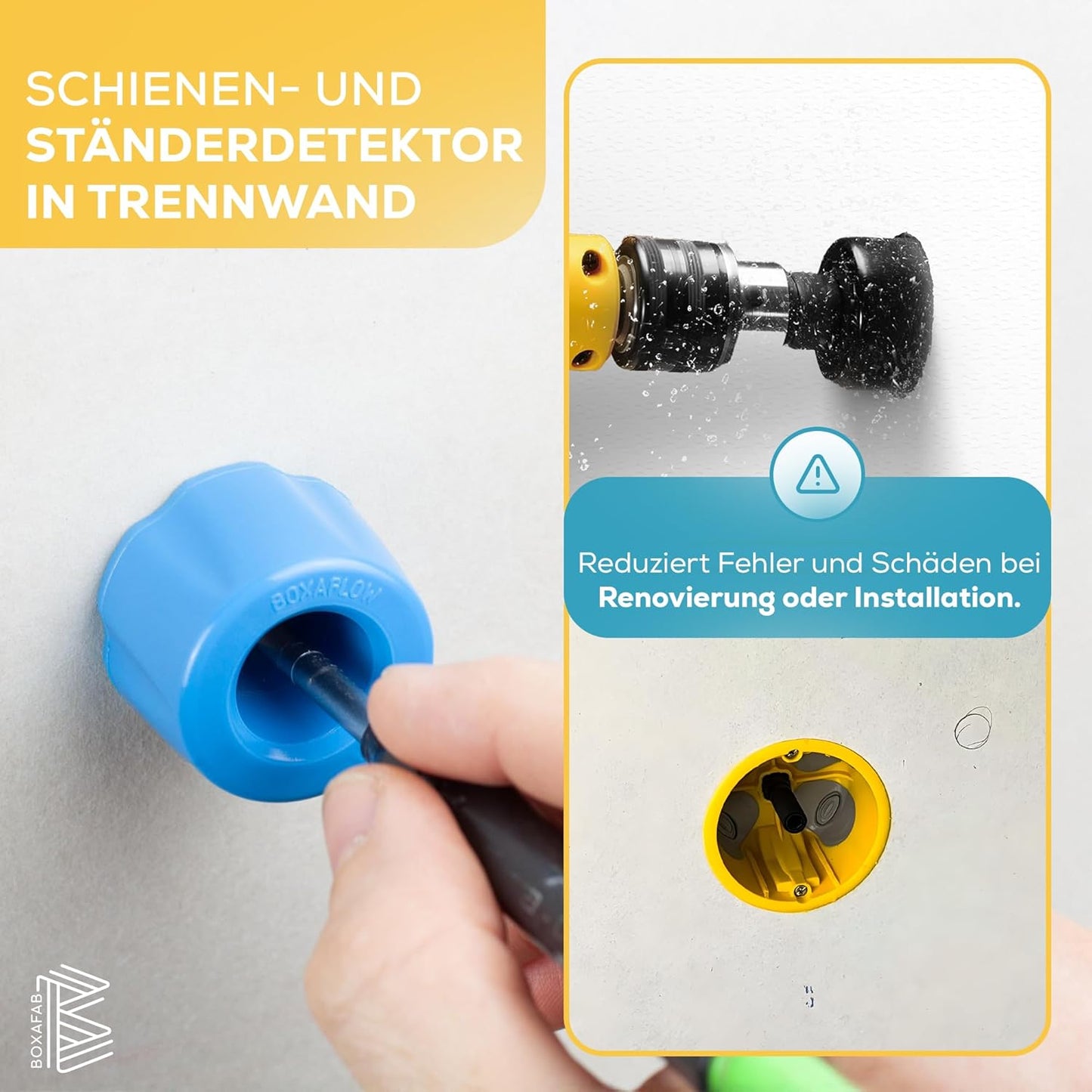 Magnetischer Schienendetektor für Trockenbau-Projekte, PRO