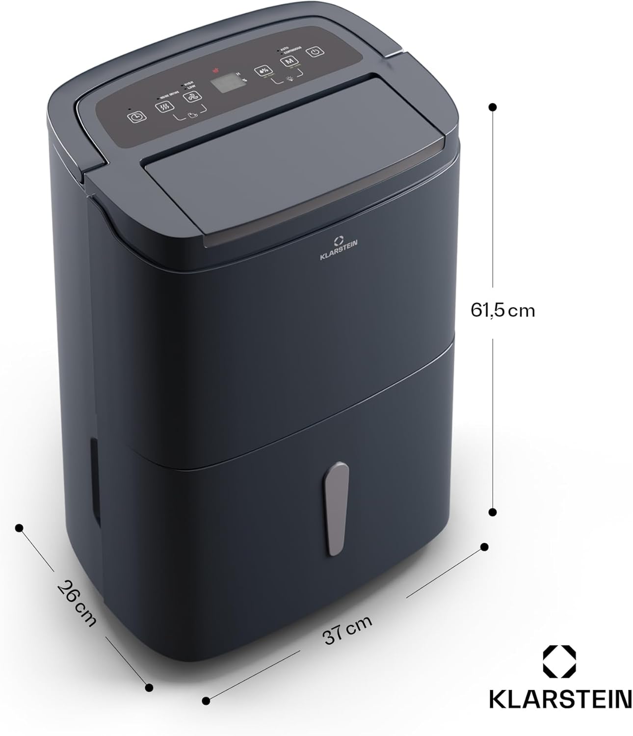 Luftentfeuchter, 50 L Anthrazit