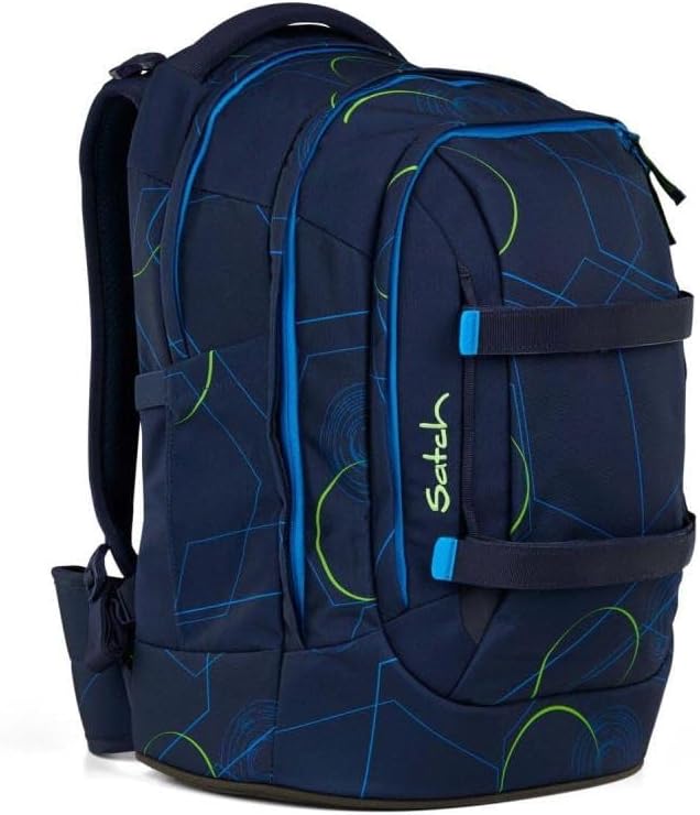 3-teiliges Schulrucksack Set mit Sporttasche, Blue Tech