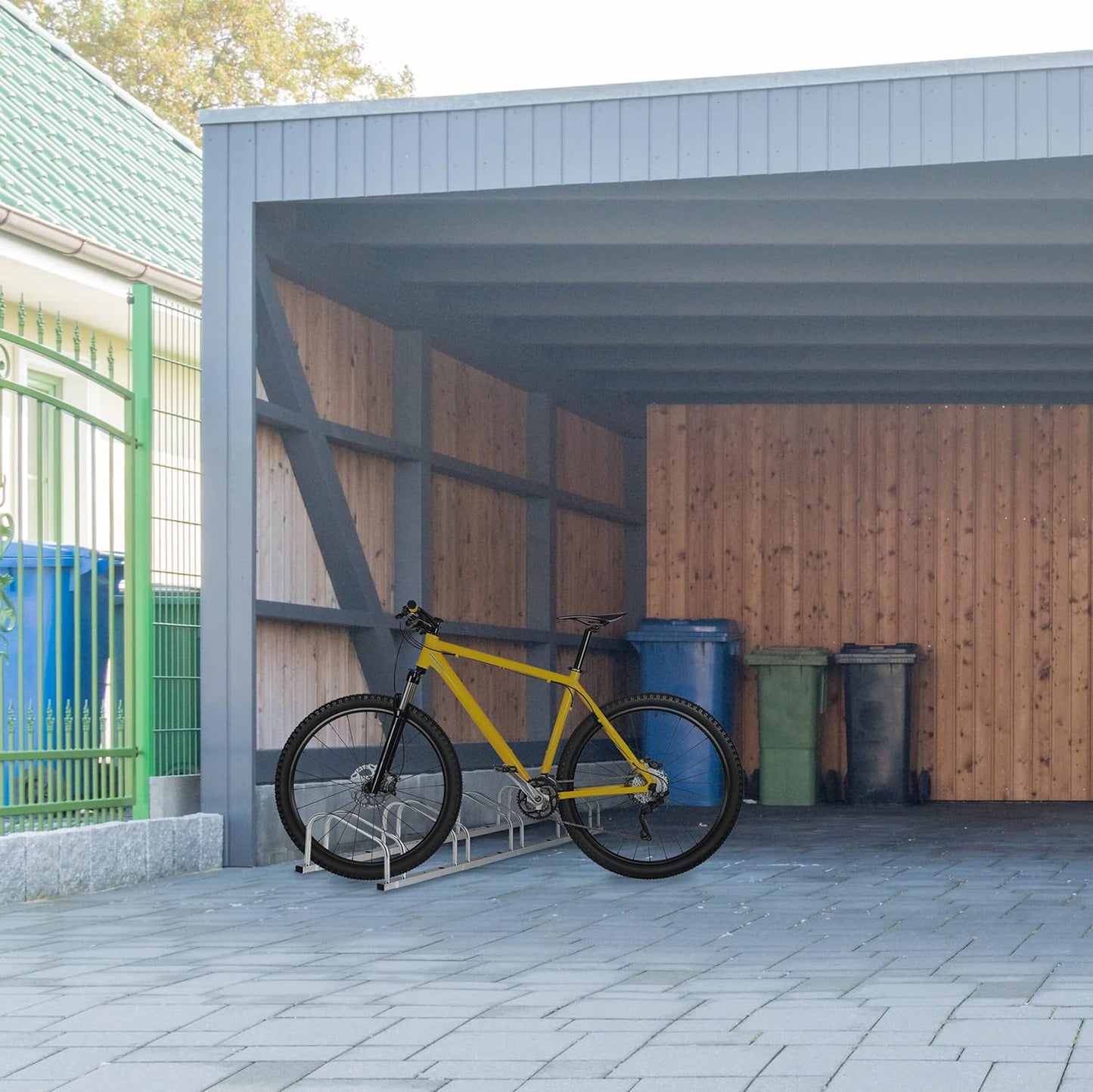 Veloständer für 5 Räder