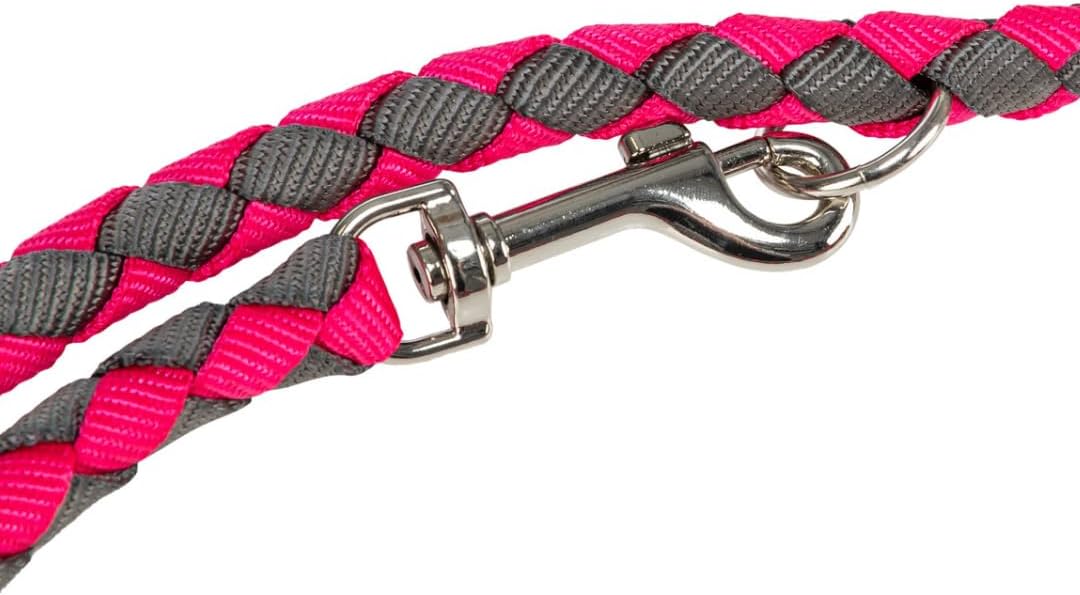 Verstellbare Hundeleine Cavo V-Leine, 2 m, fuchsia/grafit S–M, 2,00 m ø 12 mm
