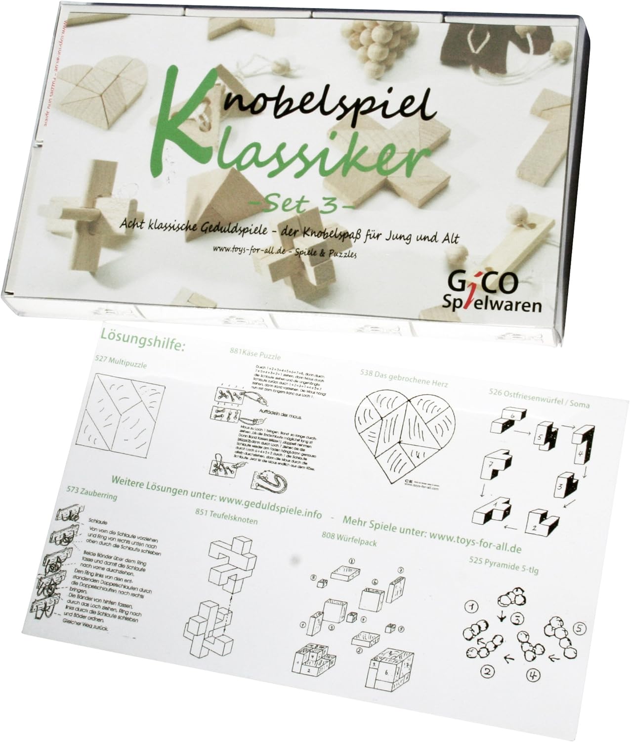 Knobelspiel Klassiker Set, Set 3