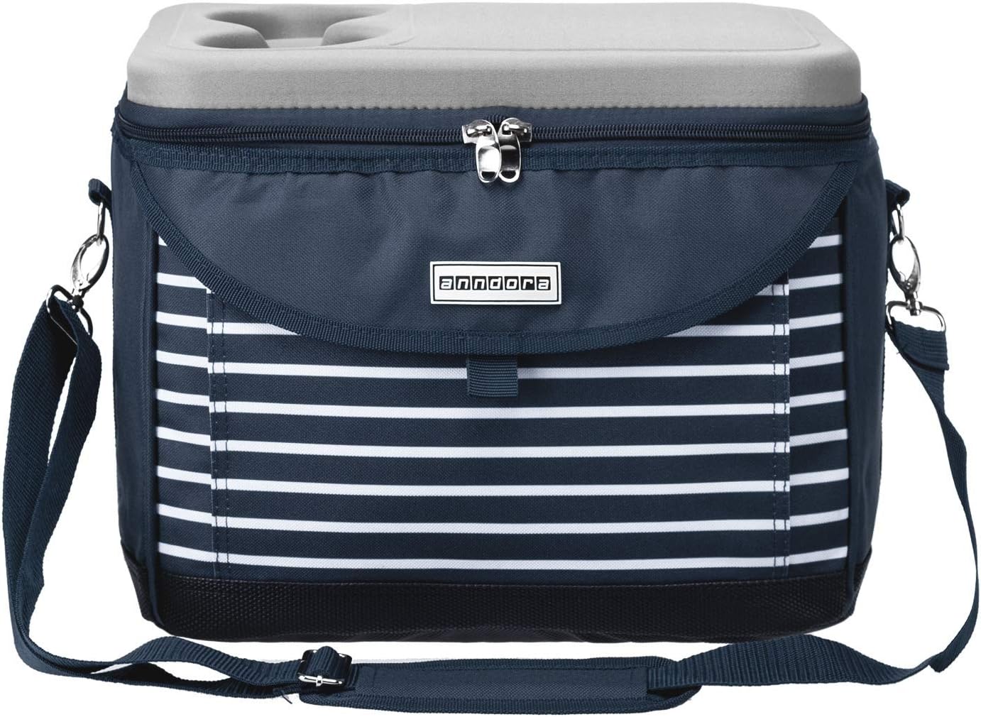 Kühltasche, navy blau weiss