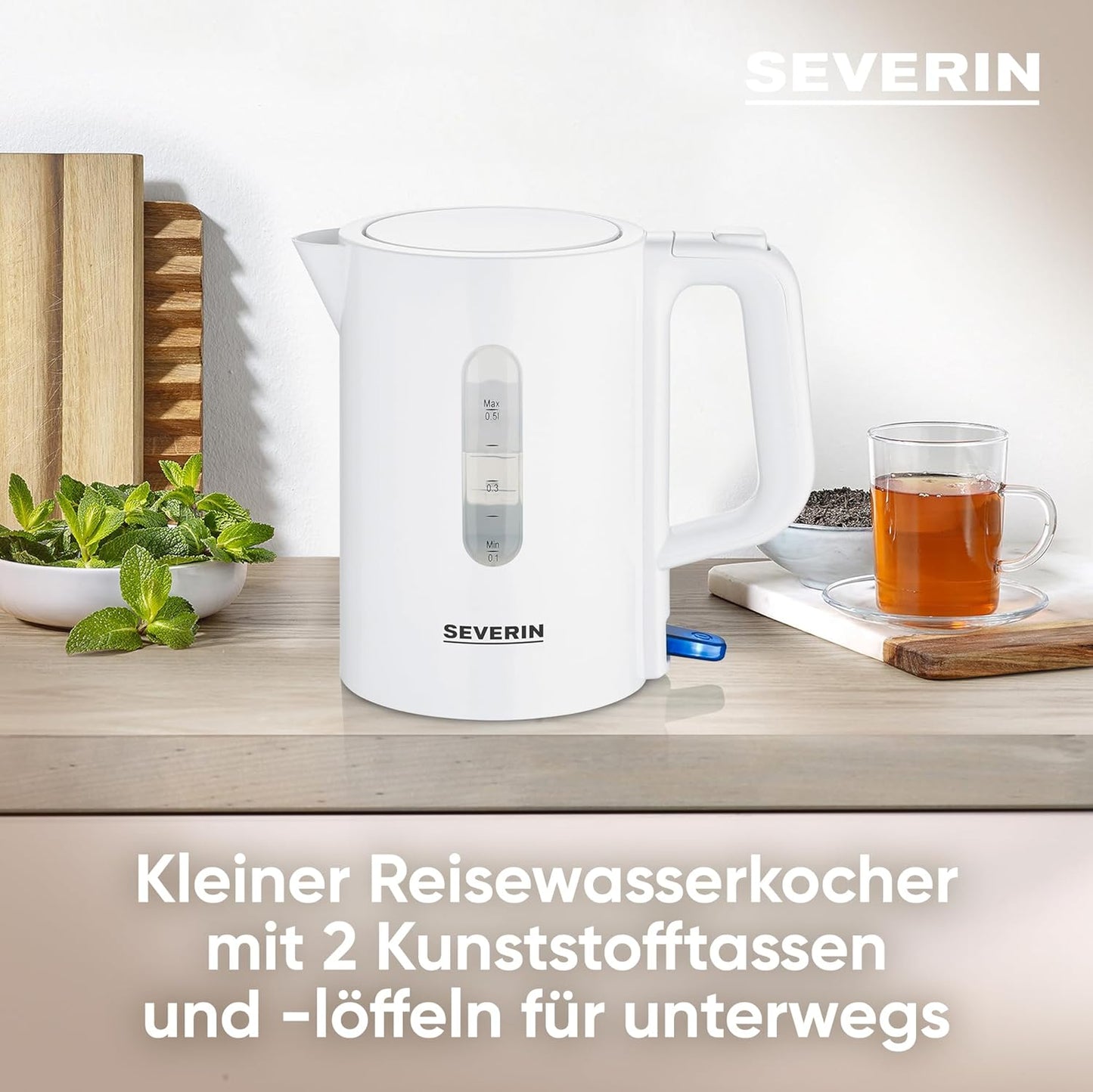 Reisewasserkocher WK 3462, Weiss