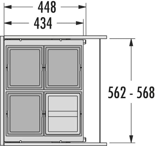 Einbau Abfallsammler 361086