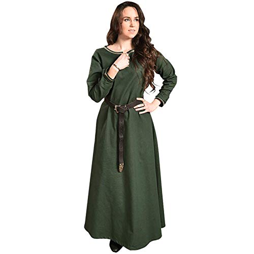 Heloise Mittelalterkleid für Damen, S Bordeaux