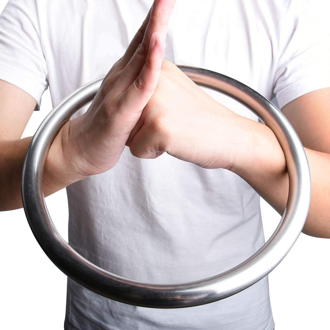 Der Wing Chun Trainingsring aus Edelstahl, Silber