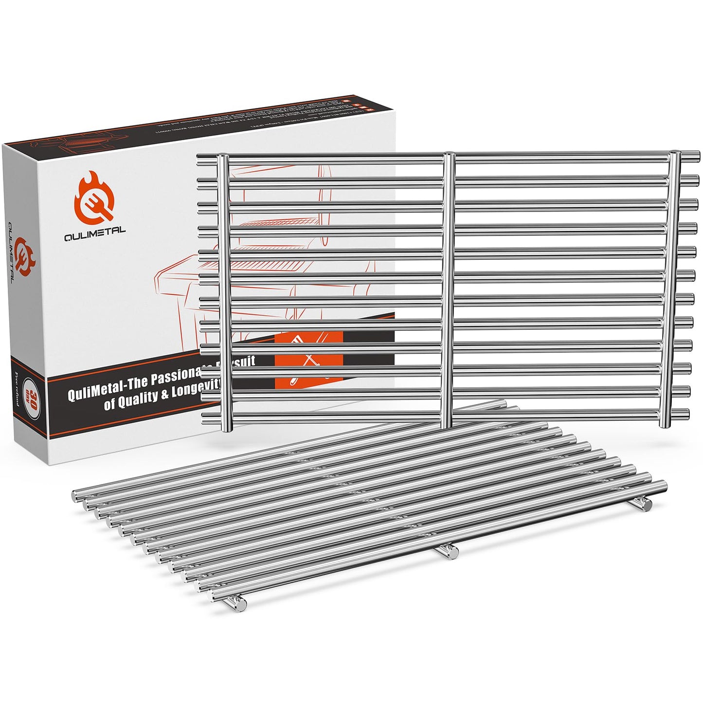 2 x Grillroste für Weber Spirit 200 Serie, 9mm 304 Stainless Steel for Spirit 200