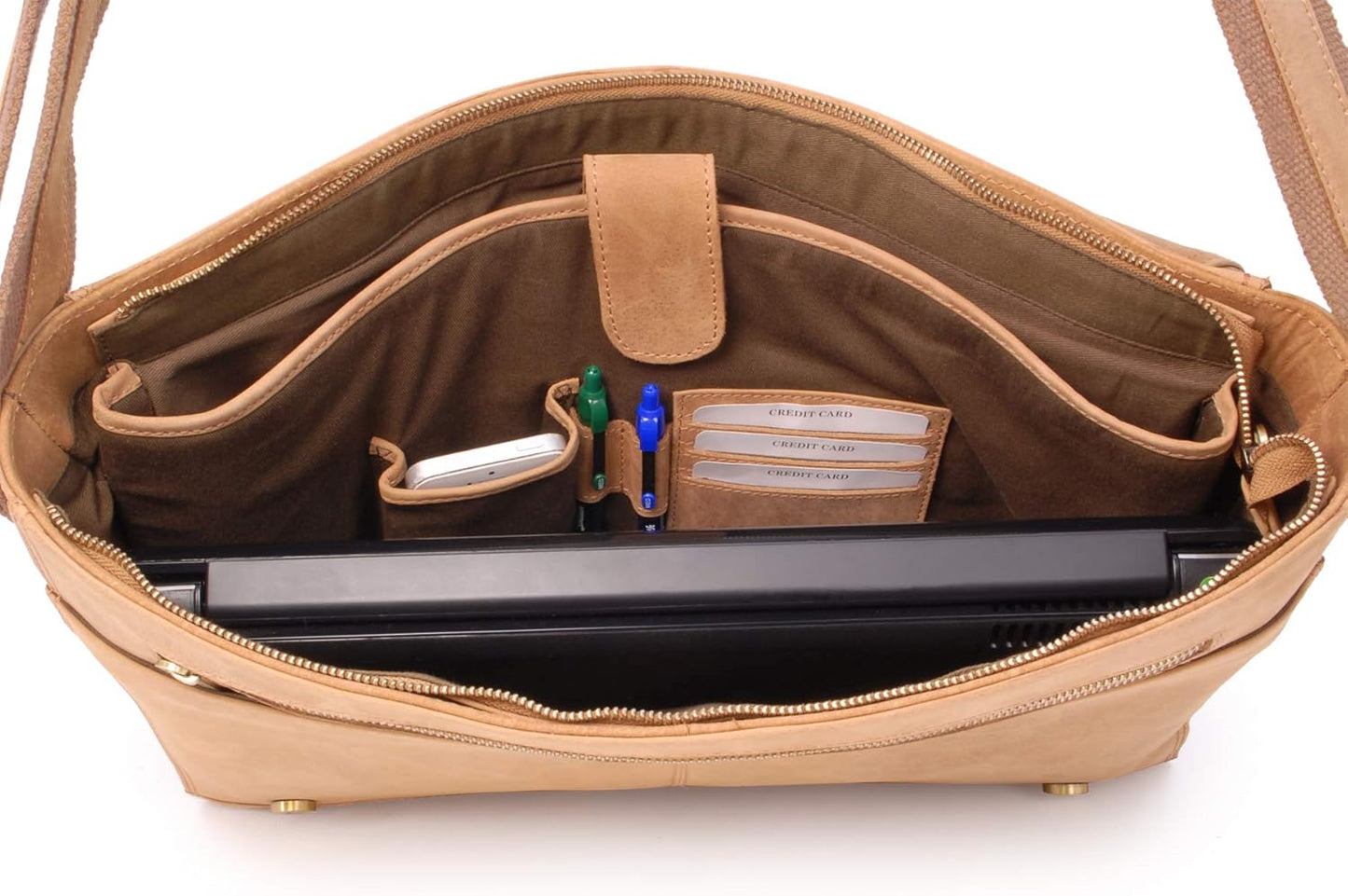 Laptoptasche Chester, Hellbraun