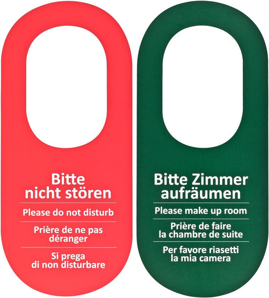 100 Stück Türschild Hotel Bitte nicht stören - Zimmer aufräumen