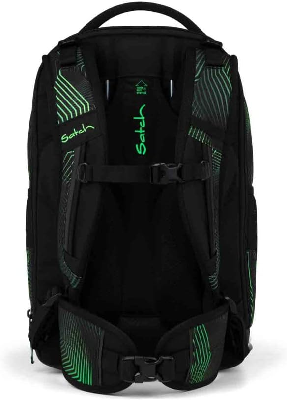Schulrucksack Set mit Schlamperbox & Sportbeutel, Seismic Green