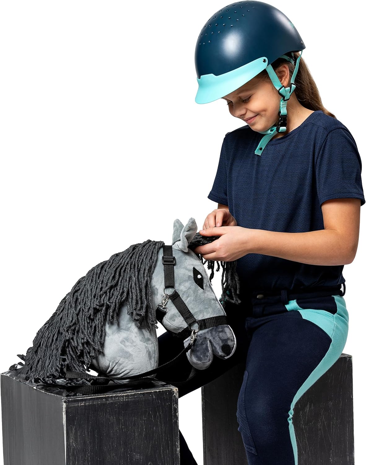 Hobby Horse mit Halfter und Zügeln