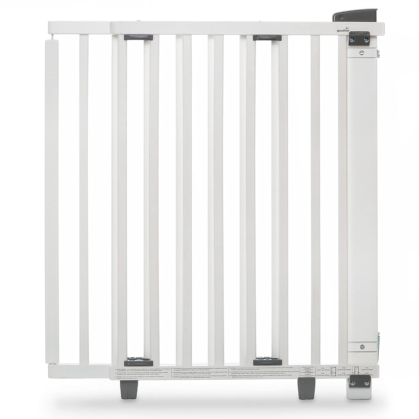 Türschutzgitter, weiss, 58-93cm