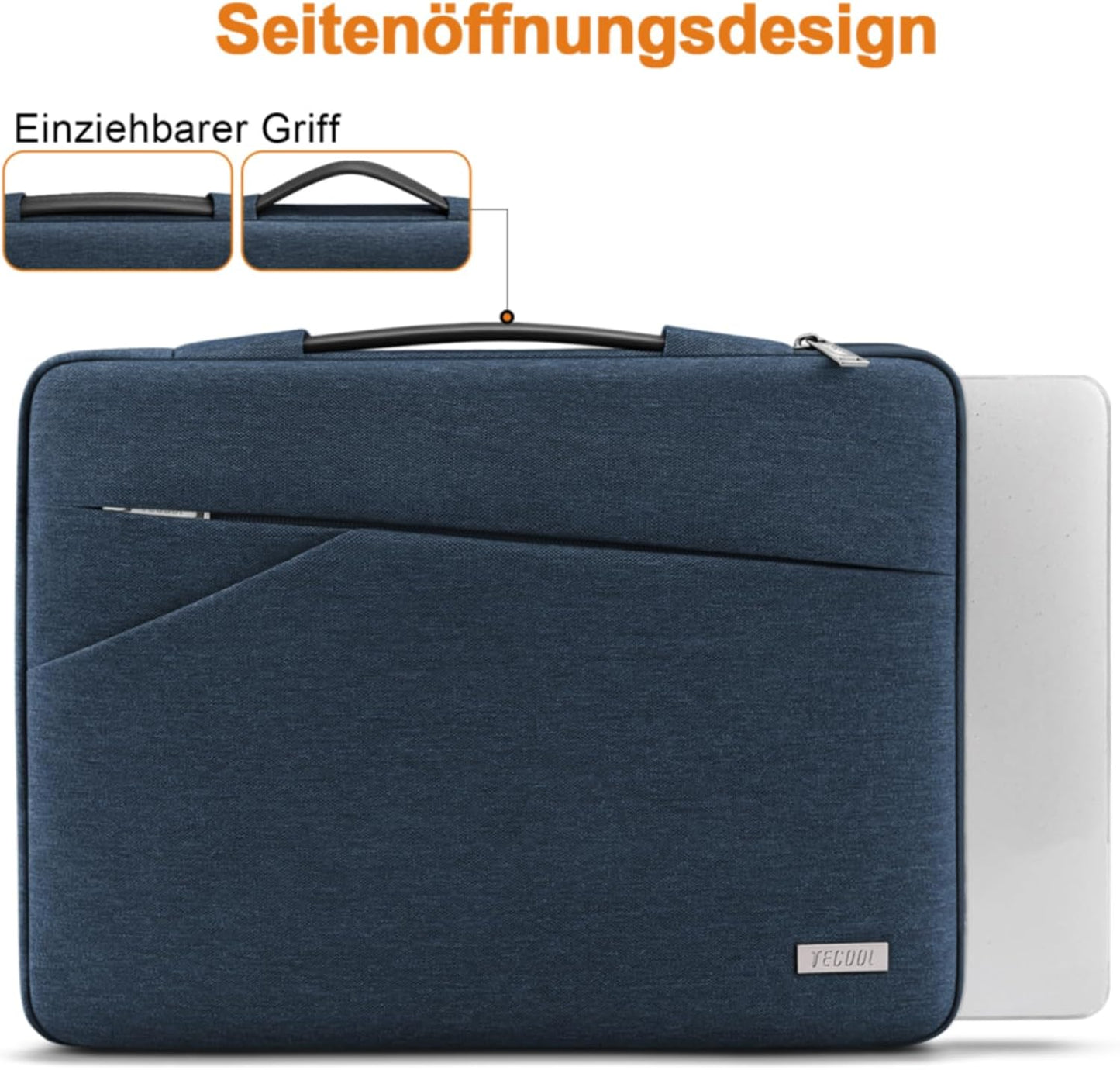 Laptop-Schutzhülle für 15,6", 15,6 Zoll Denim Blau