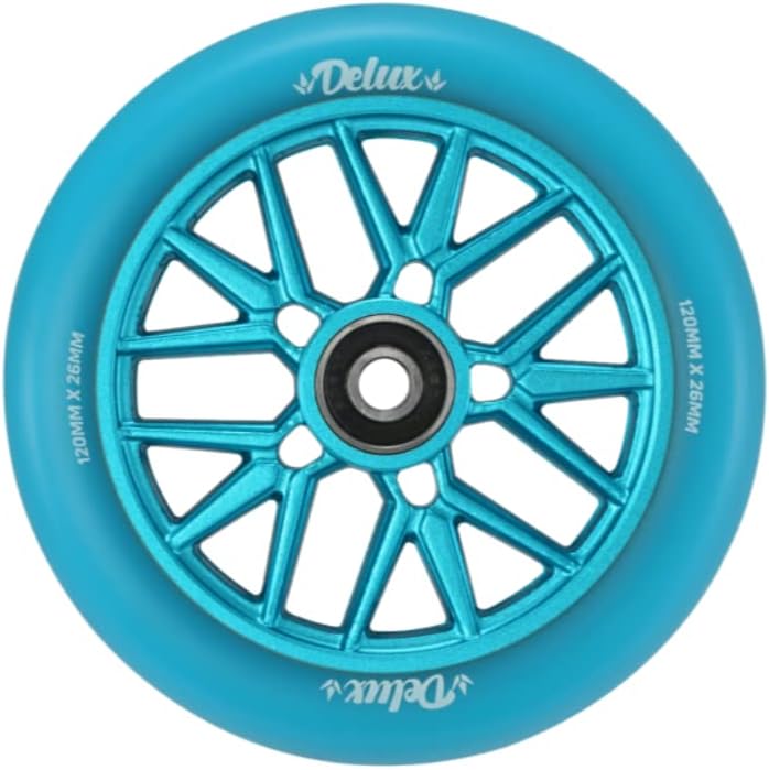Hollow Core - Stunt-Scooter Rad, Deluxe Türkis / Blau 120mm