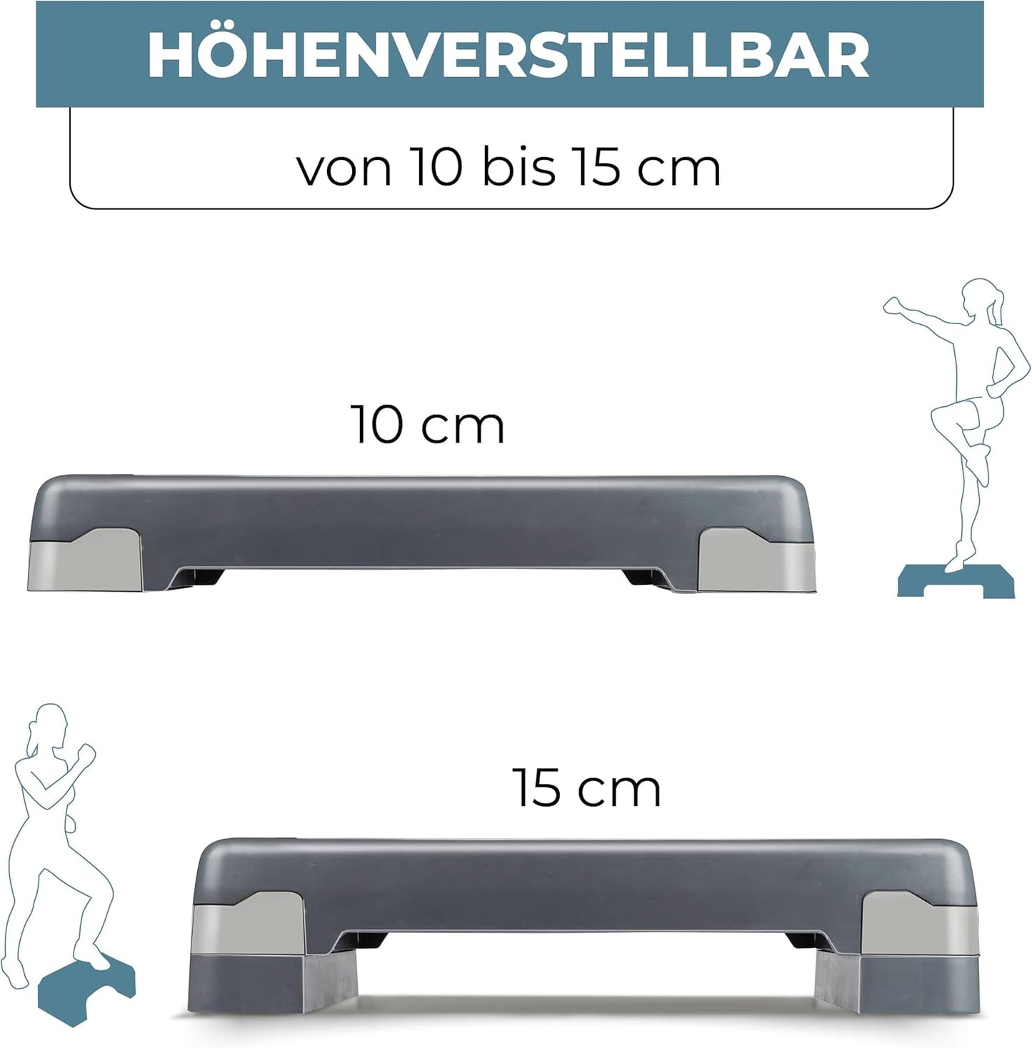 Höhenverstellbarer Aerobic Stepper