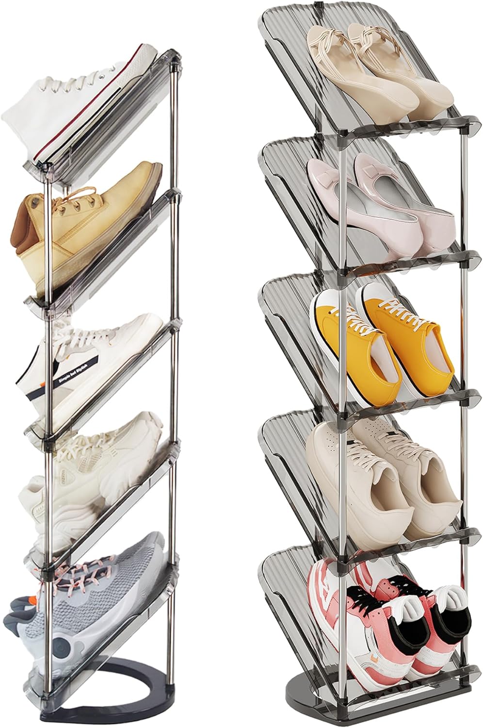 Schuhregal mit 5 Ebenen, Clear 5 Ebenen * 1 Stück