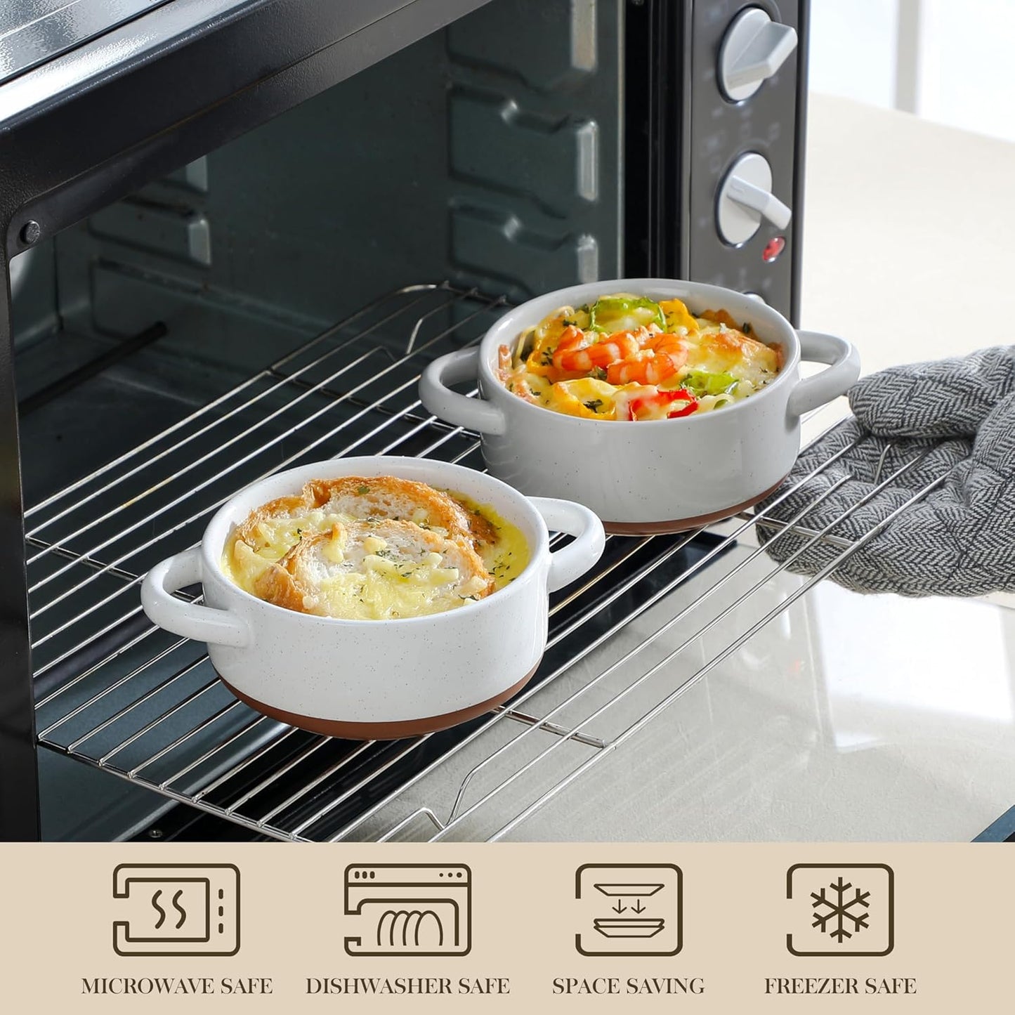 Mini Cocotte Auflaufform-Set, multi-color