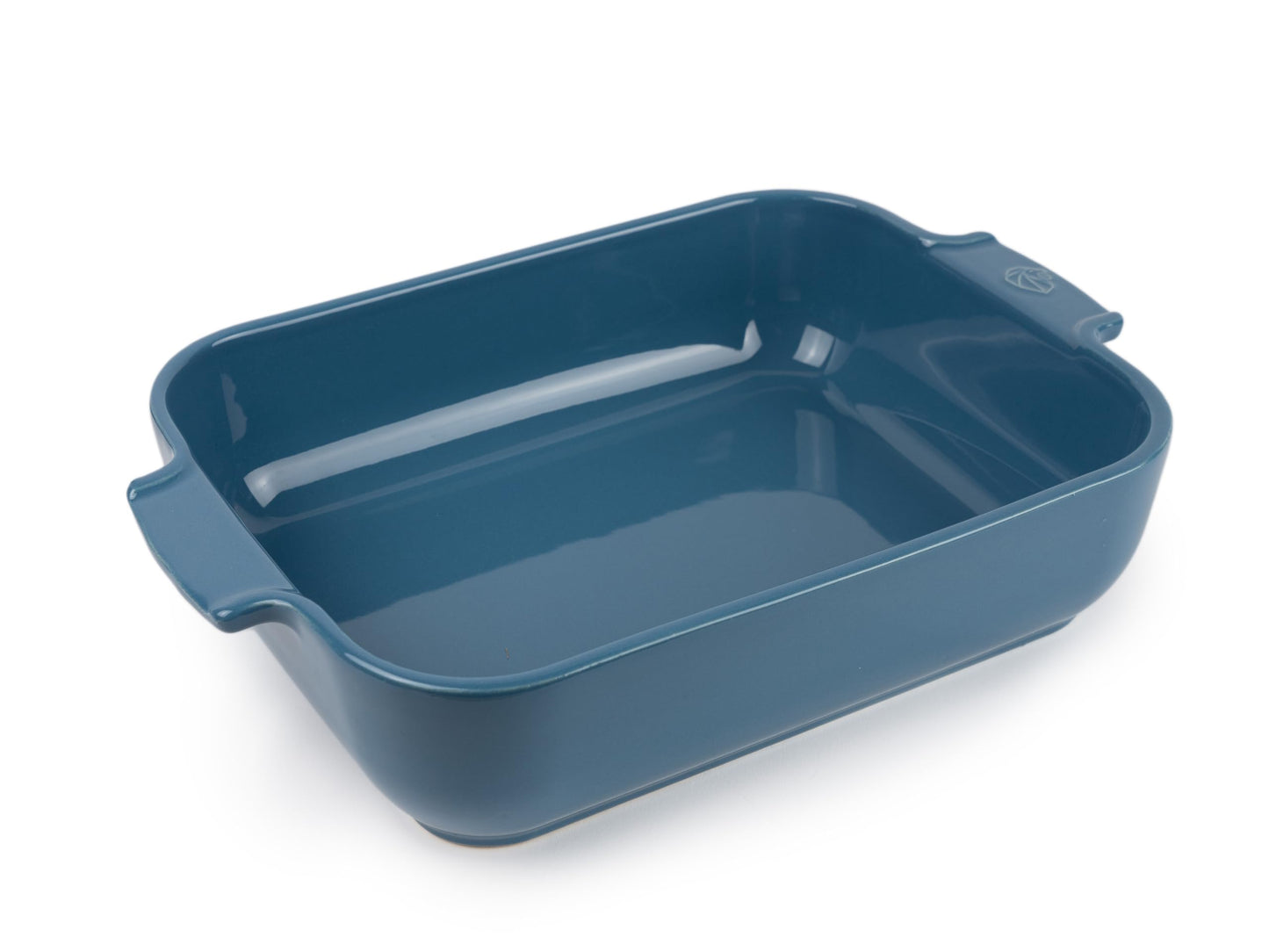 Rechteckige Auflaufform, 32 cm Hellblau