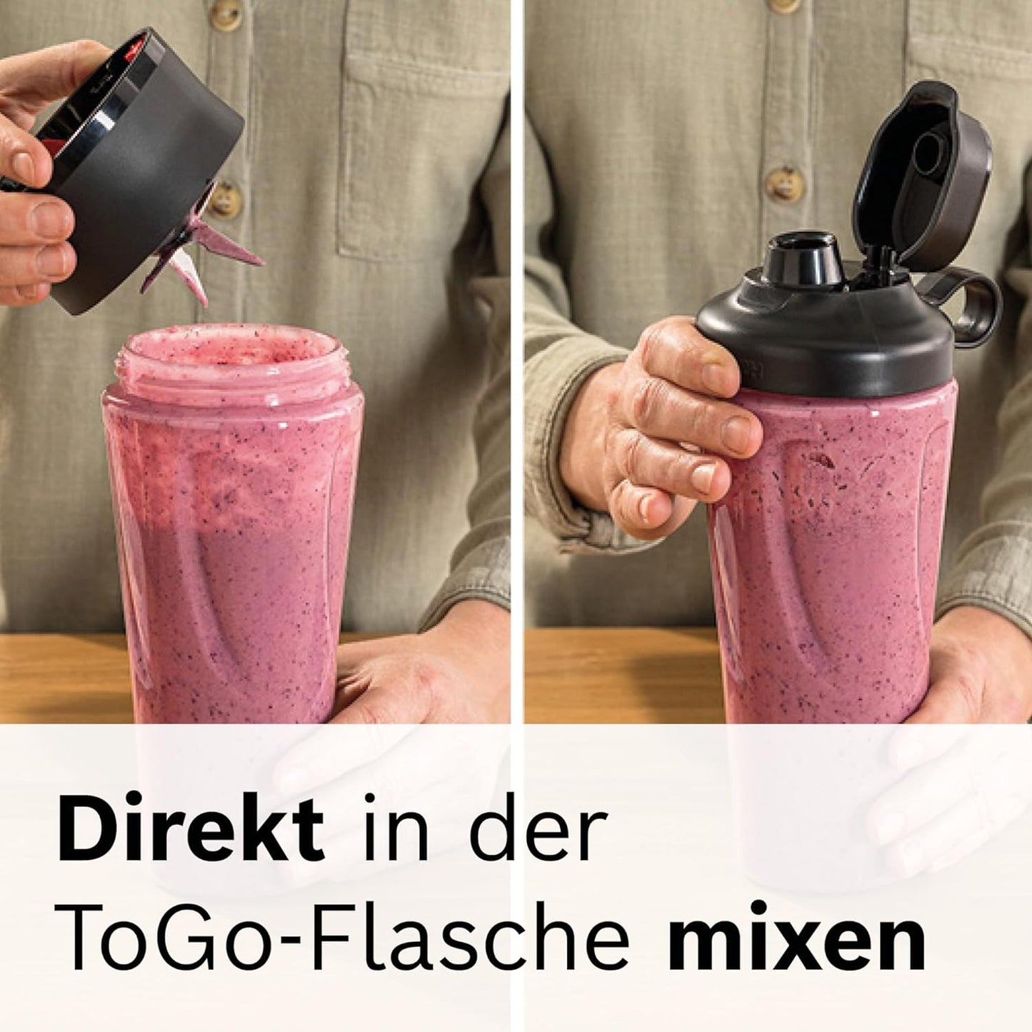 Smoothie-ToGo-Flaschen-Set