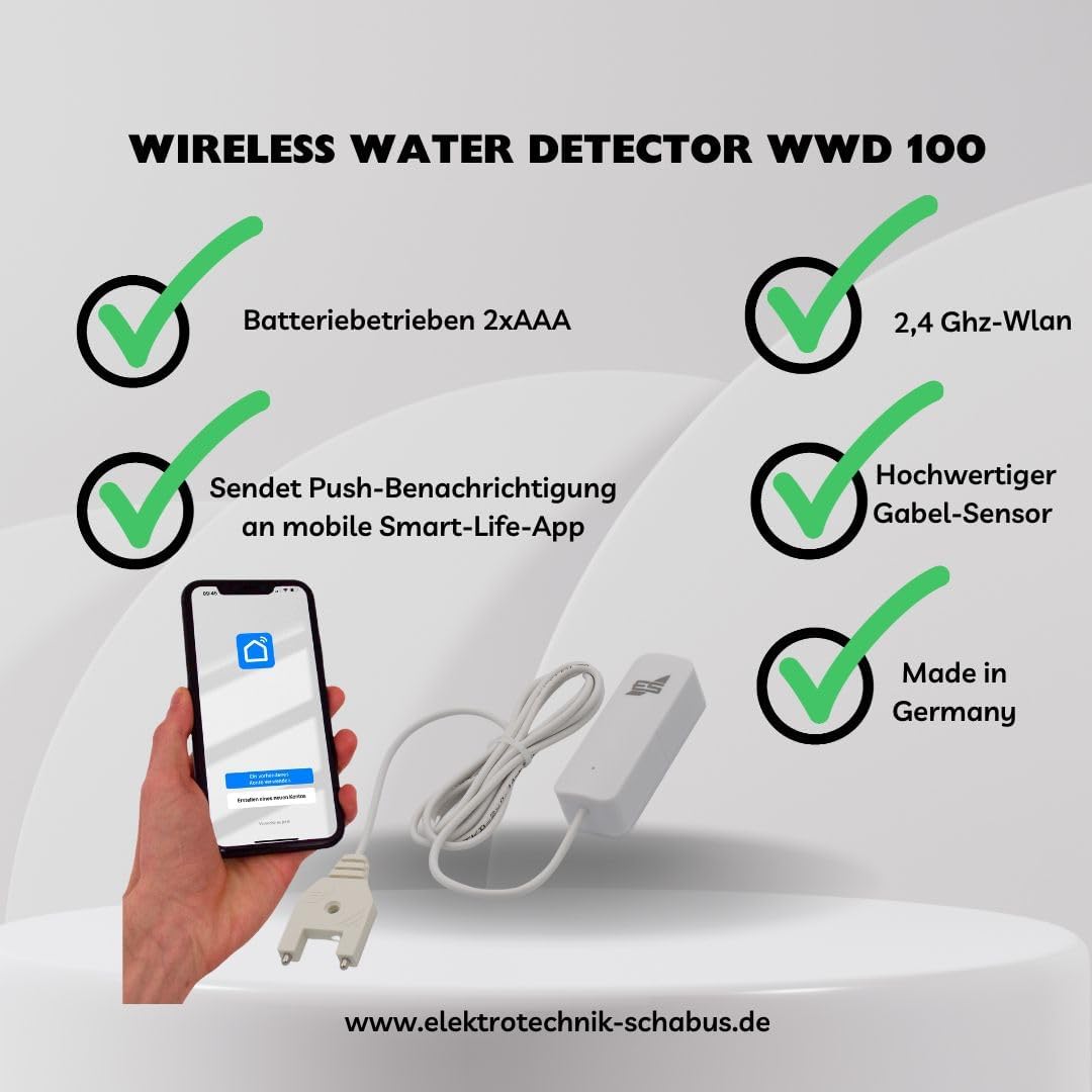 200100 Wassermelder mit App-Steuerung