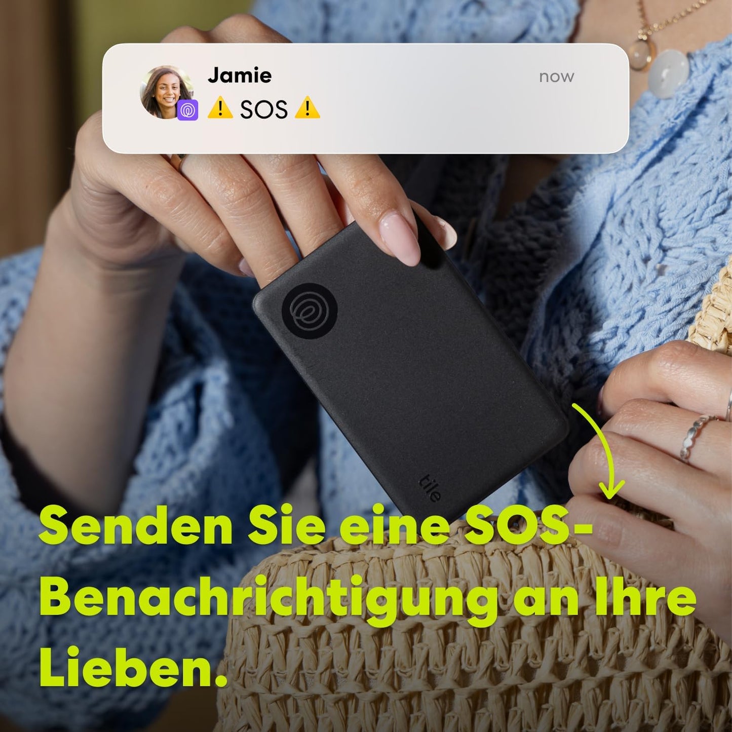 Slim - Bluetooth-Tracker, Slim Schwarz, 1er-Pack
