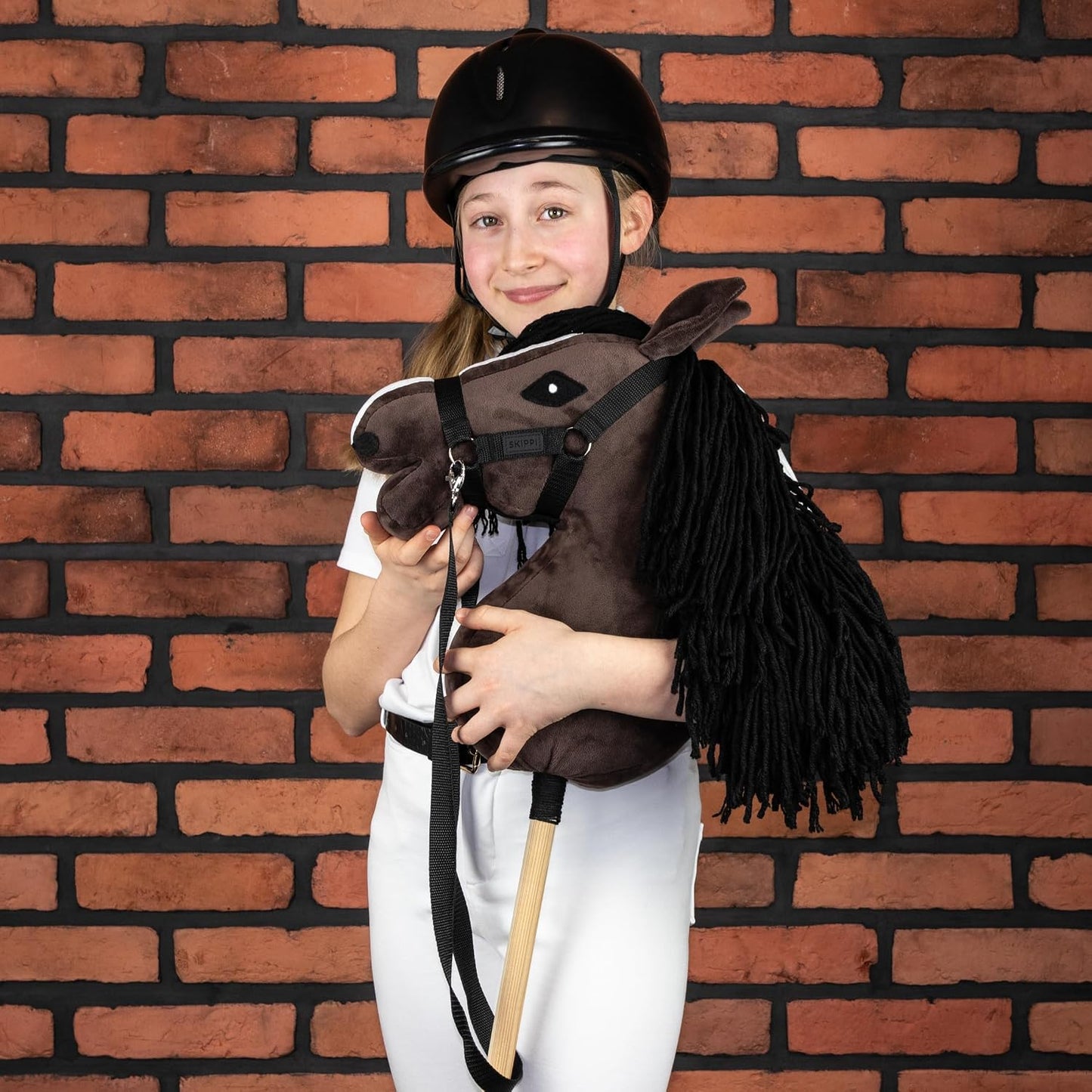 Hobby Horse mit Halfter und Zügeln
