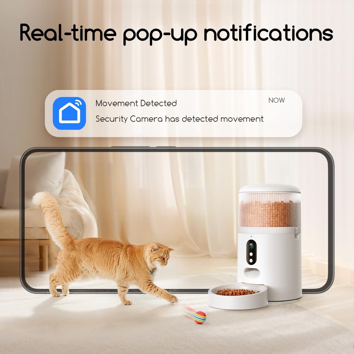 Futterautomat mit Kamera & App-Steuerung, 4L mit 3MP-Kamera
