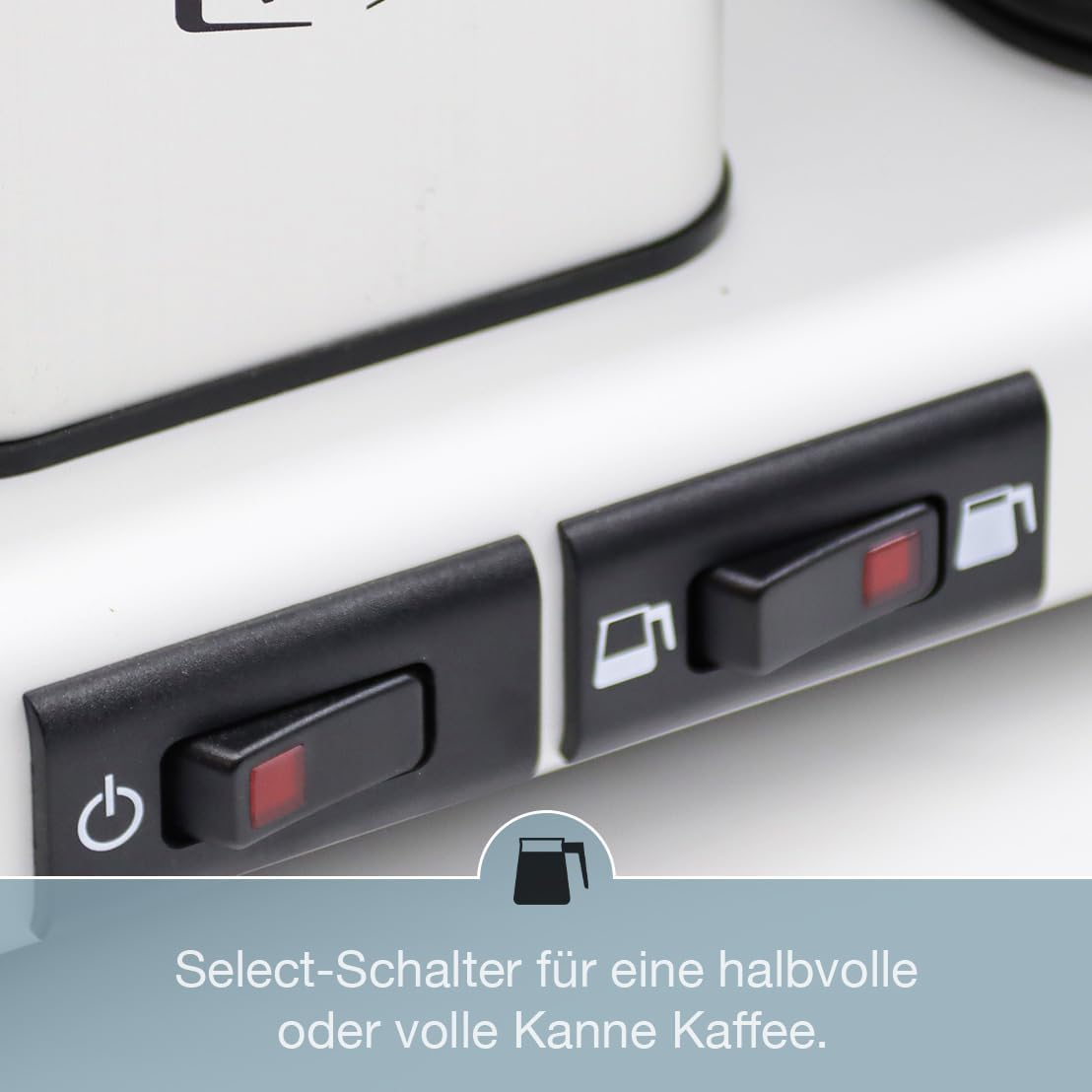 Filter-Kaffeemaschine KBG Select mit Glaskanne, Brushed Single